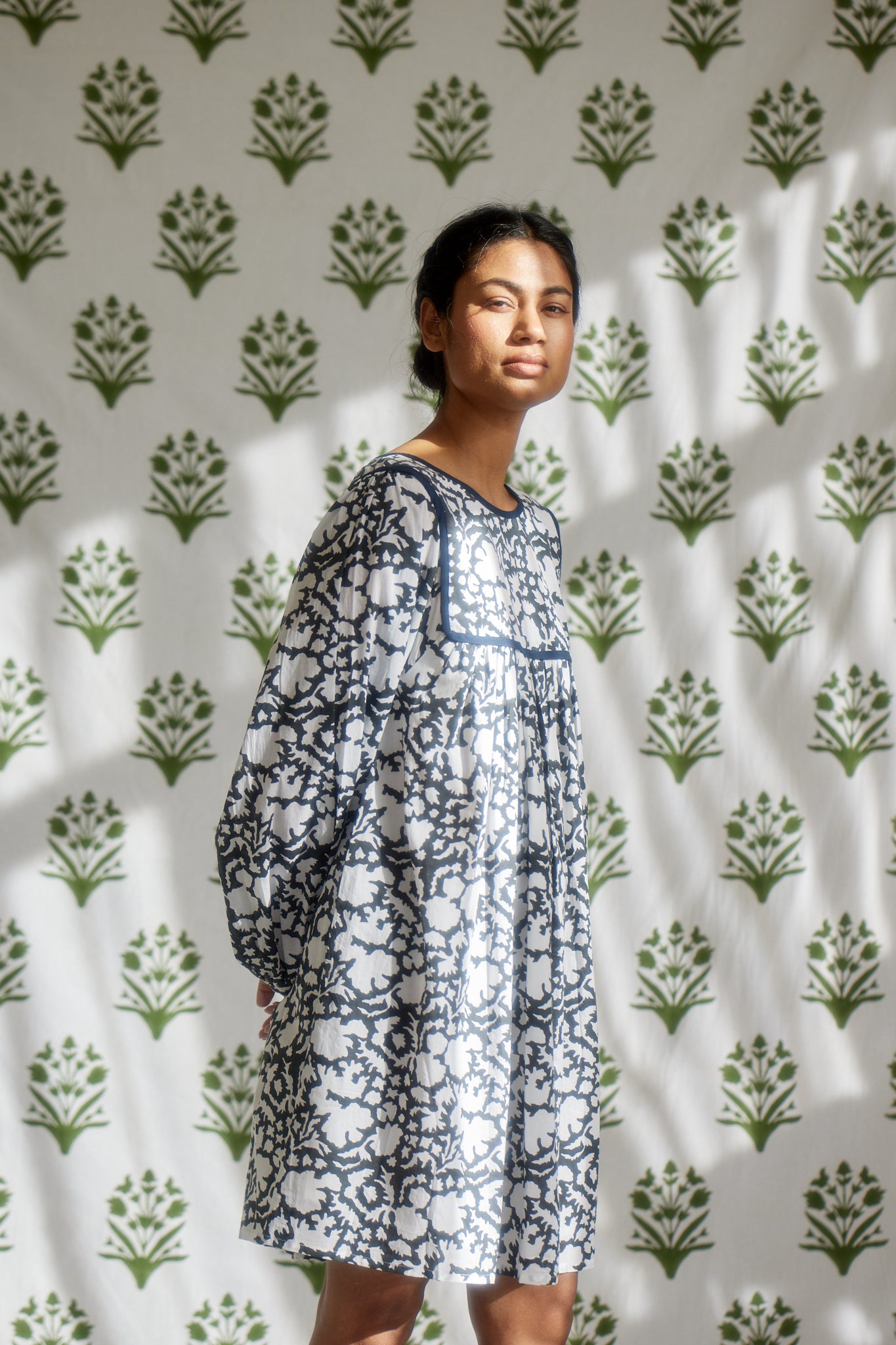 Darjeeling Dress in Midnight