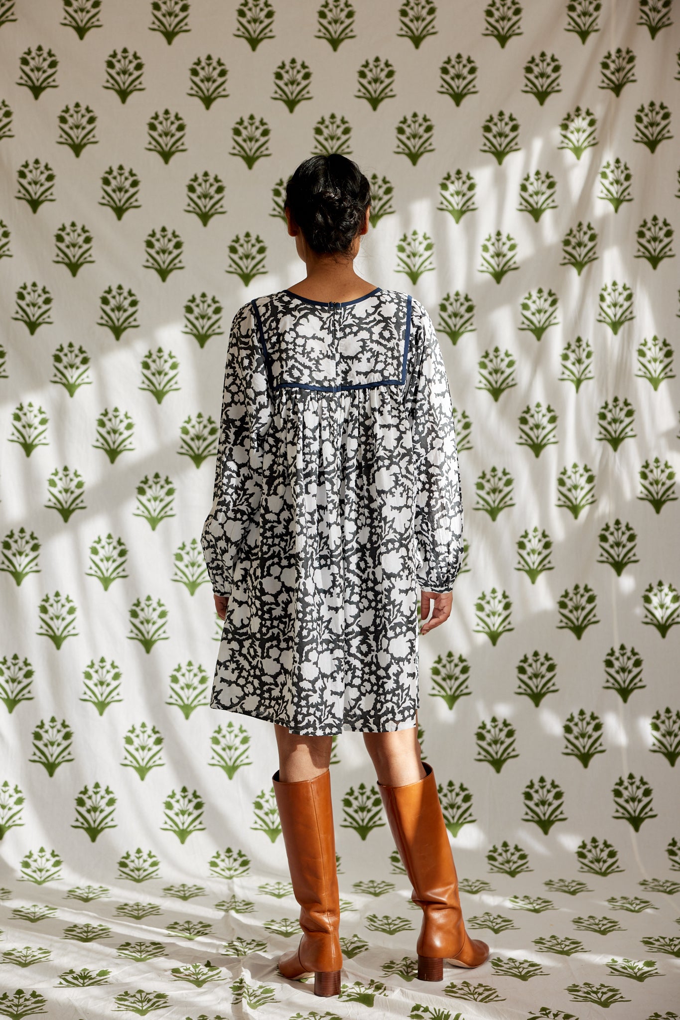 Darjeeling Dress in Midnight