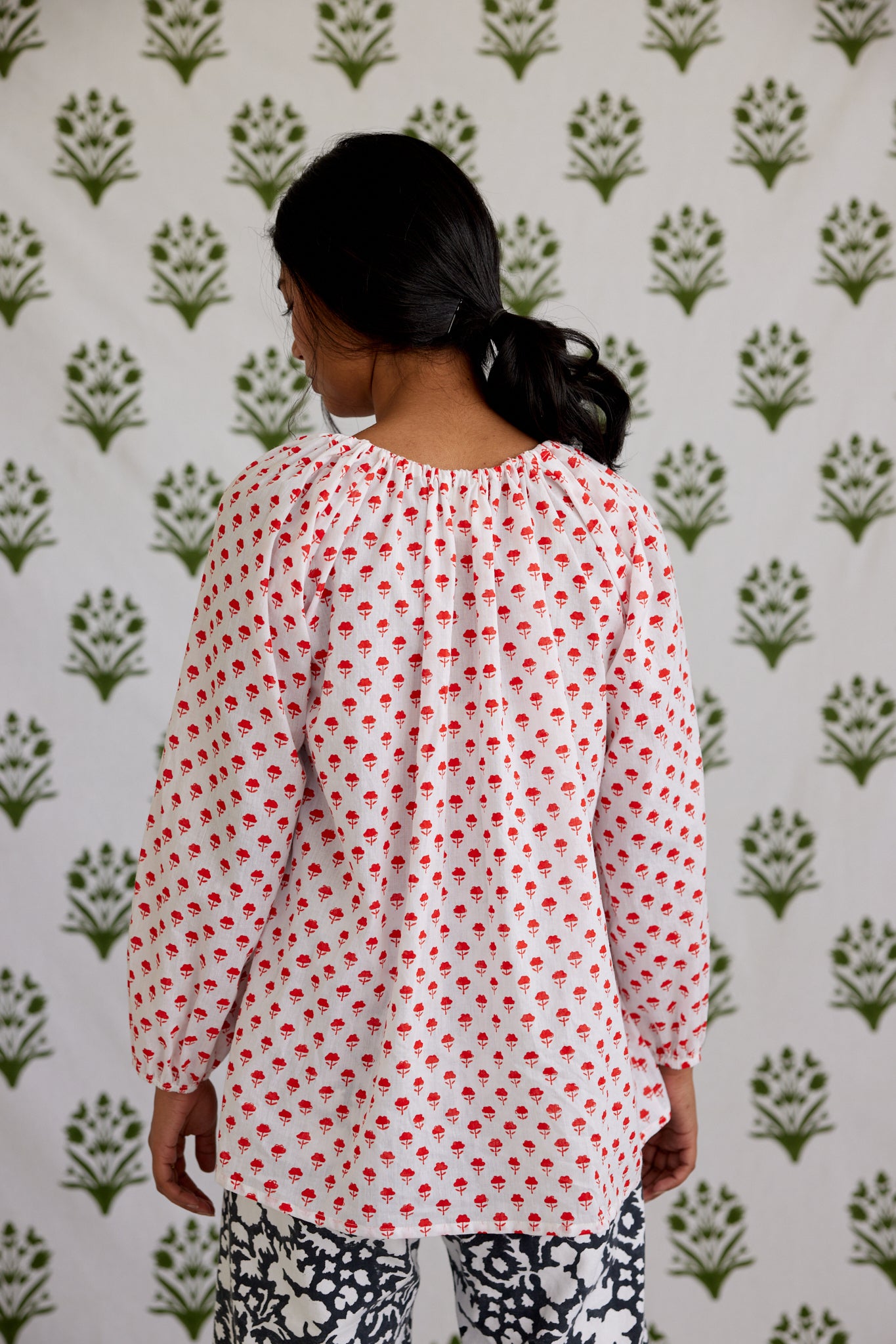 Ida Top in Cherry Red