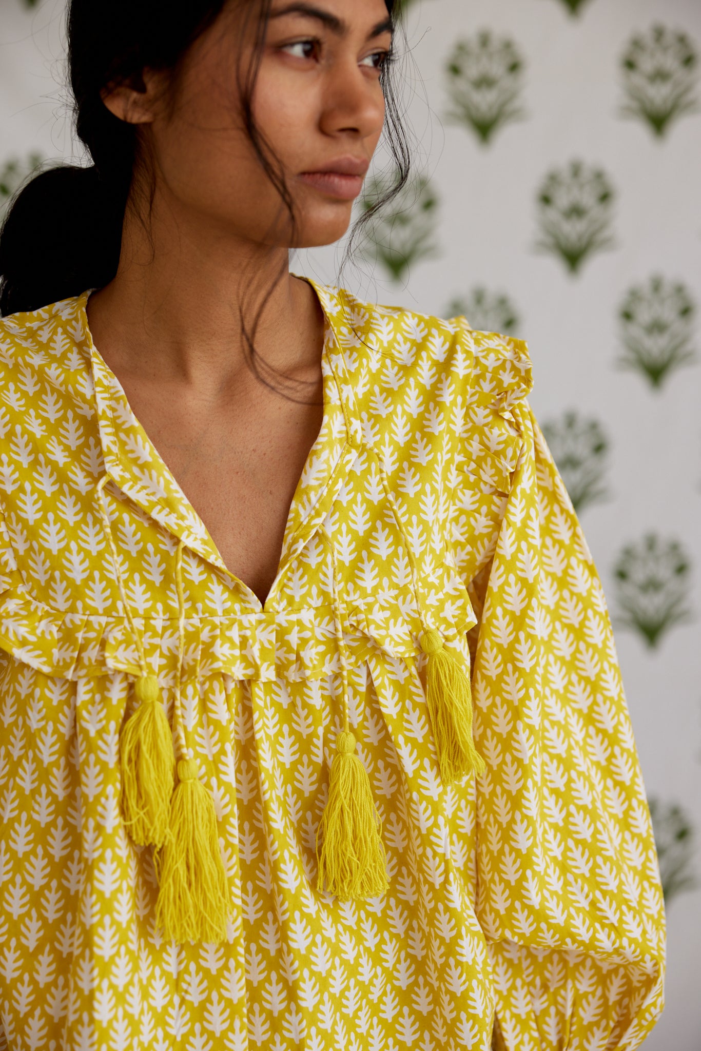Clover Top in Cornfield Yellow