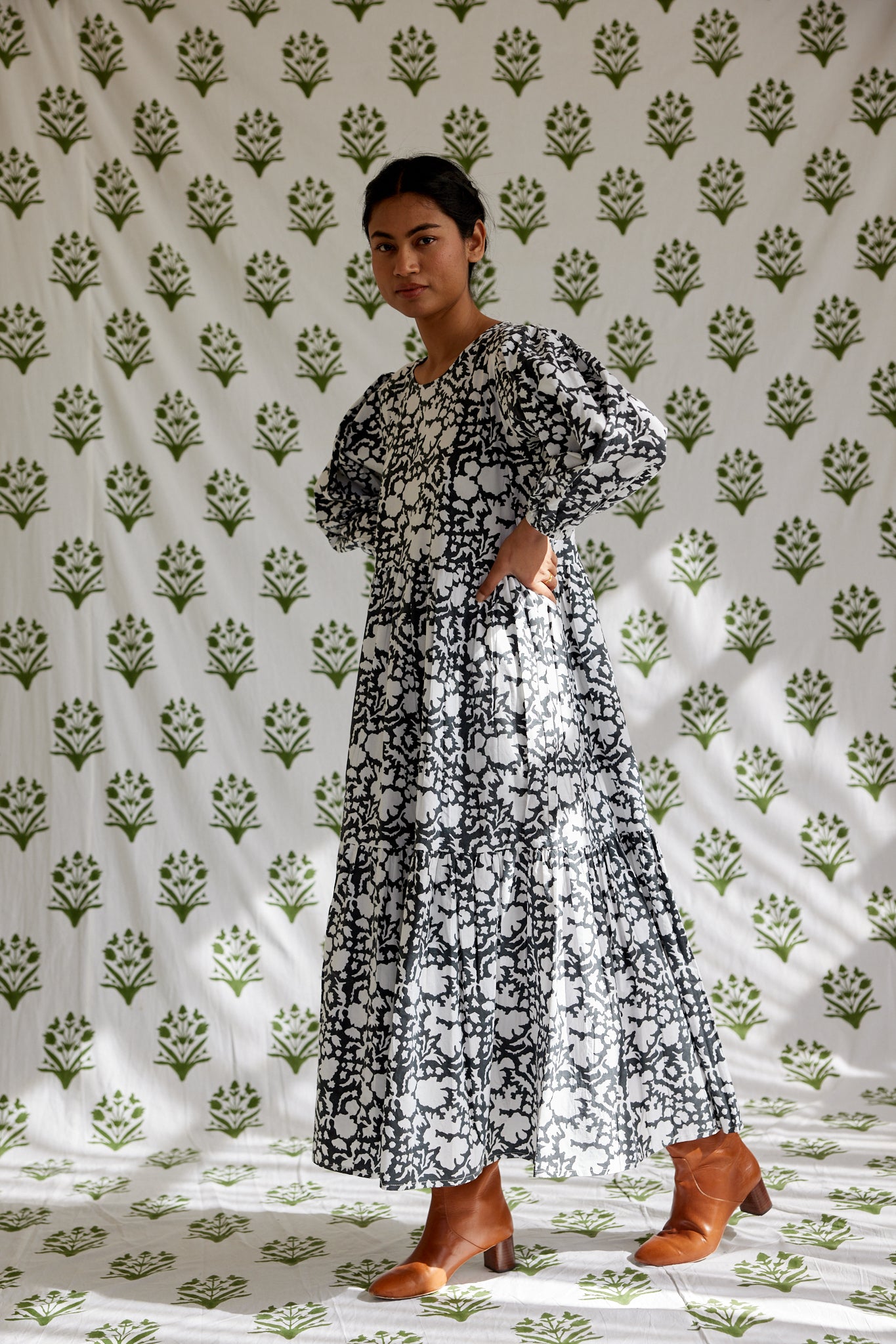 Orti Dress in Midnight