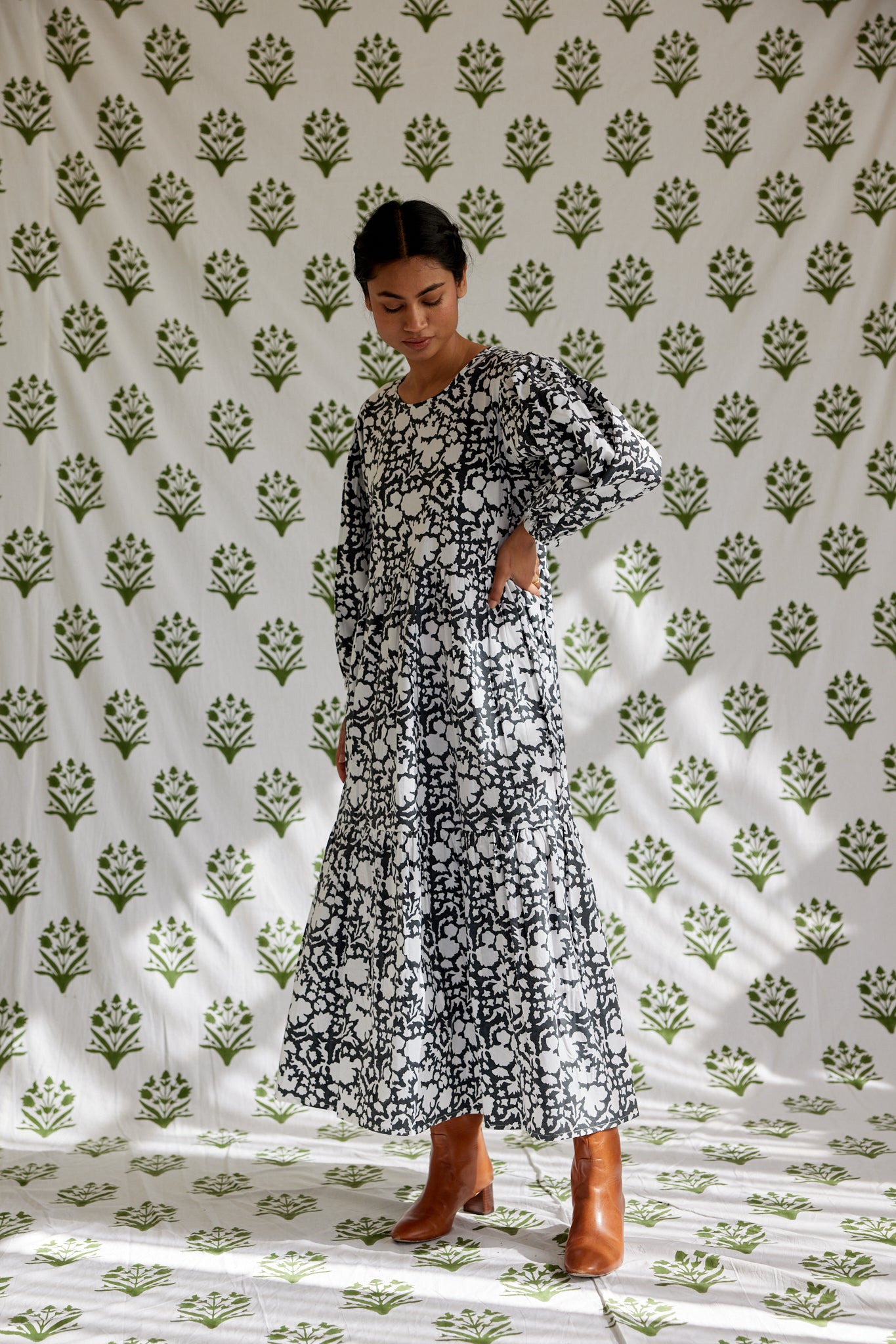Orti Dress in Midnight