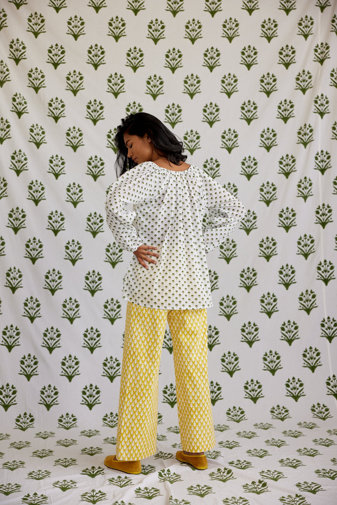 Ida Top in Moss