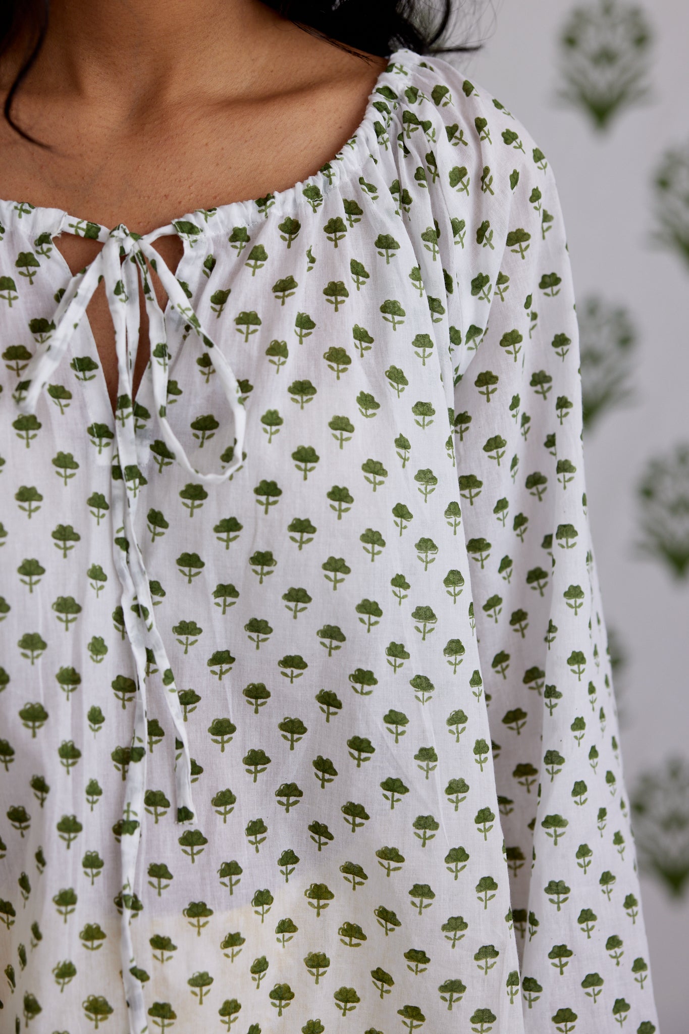 Ida Top in Moss