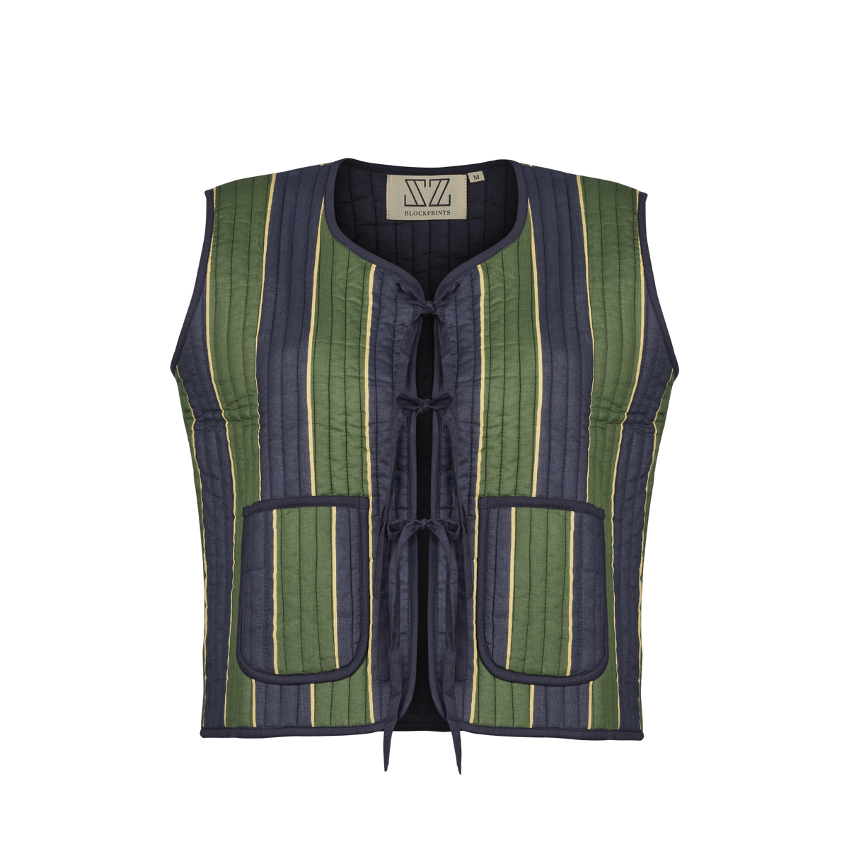 Sloane Vest in Jai Stripe