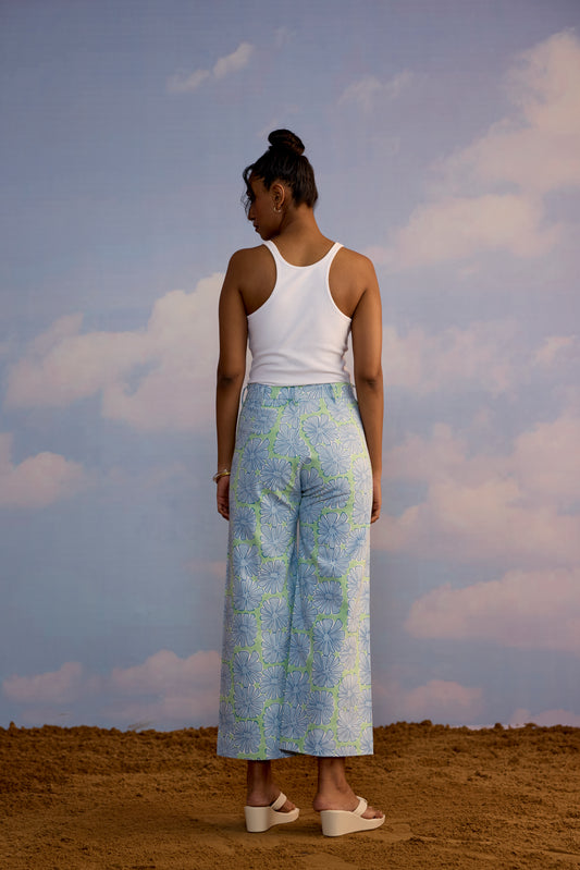 Disco Pants in Tropical Print