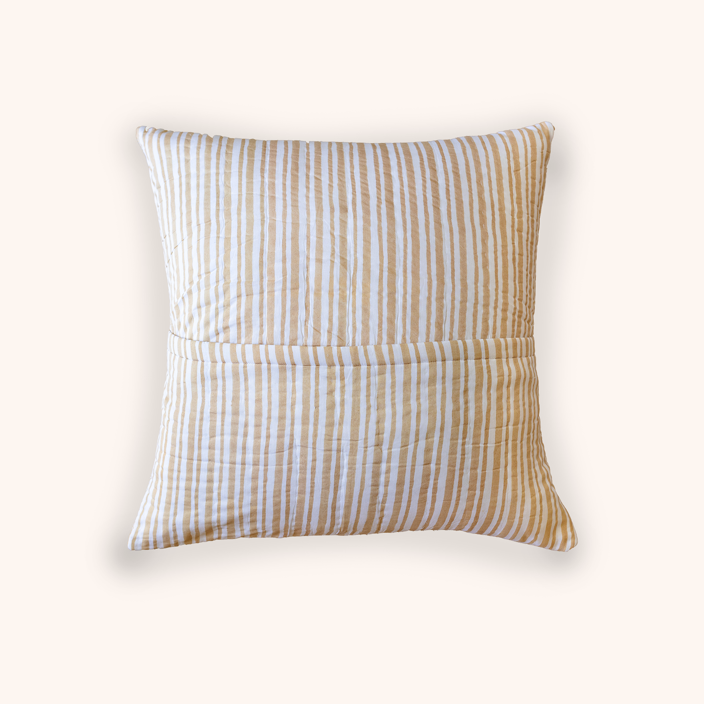 Euro Razai Sham in Poppy Print, Chicory Coffee & Almond Bluff