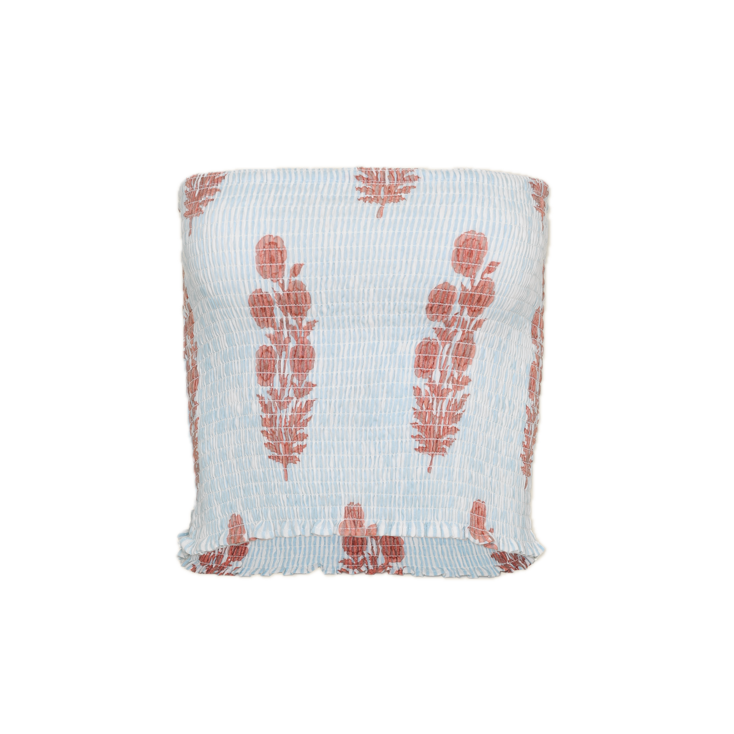Final Sale: Jenny Top in Poppy Stamp & Thin Stripes