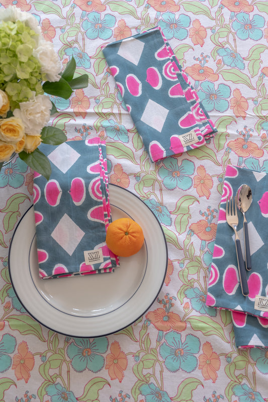 Final Sale: Napkin Set in Button Print