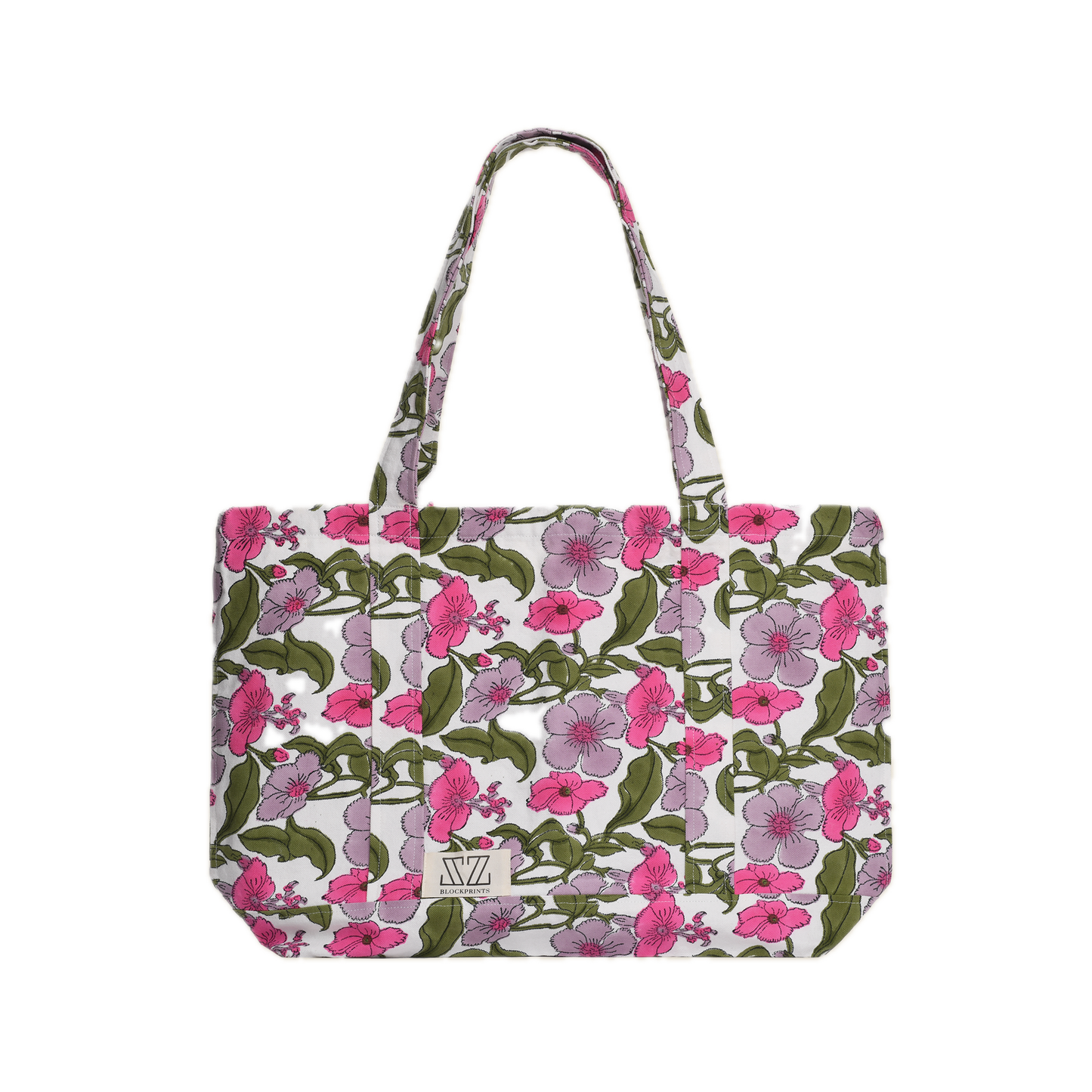Final Sale: Small Tote in Flower Power Print