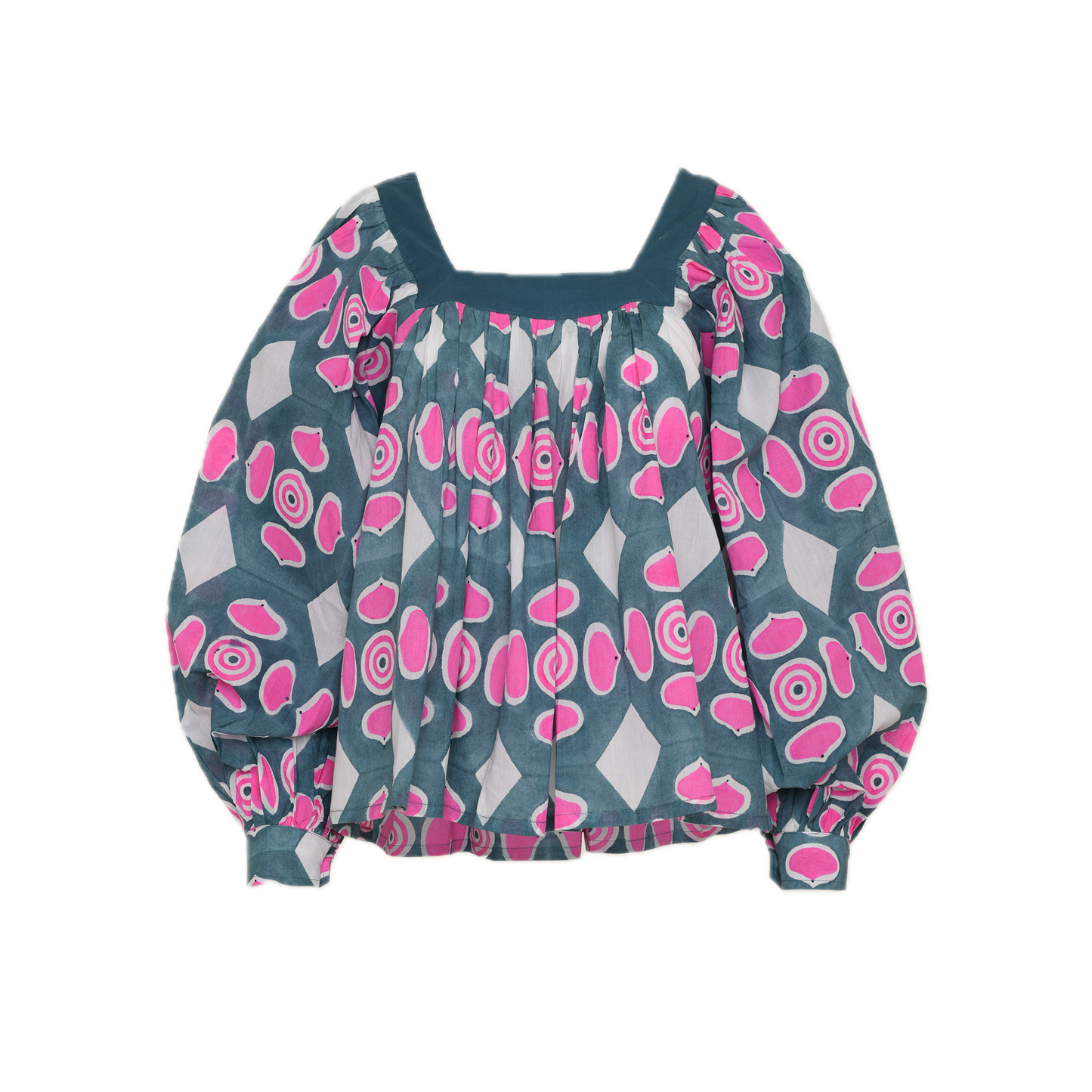Final Sale: Victoria Top in Button Print