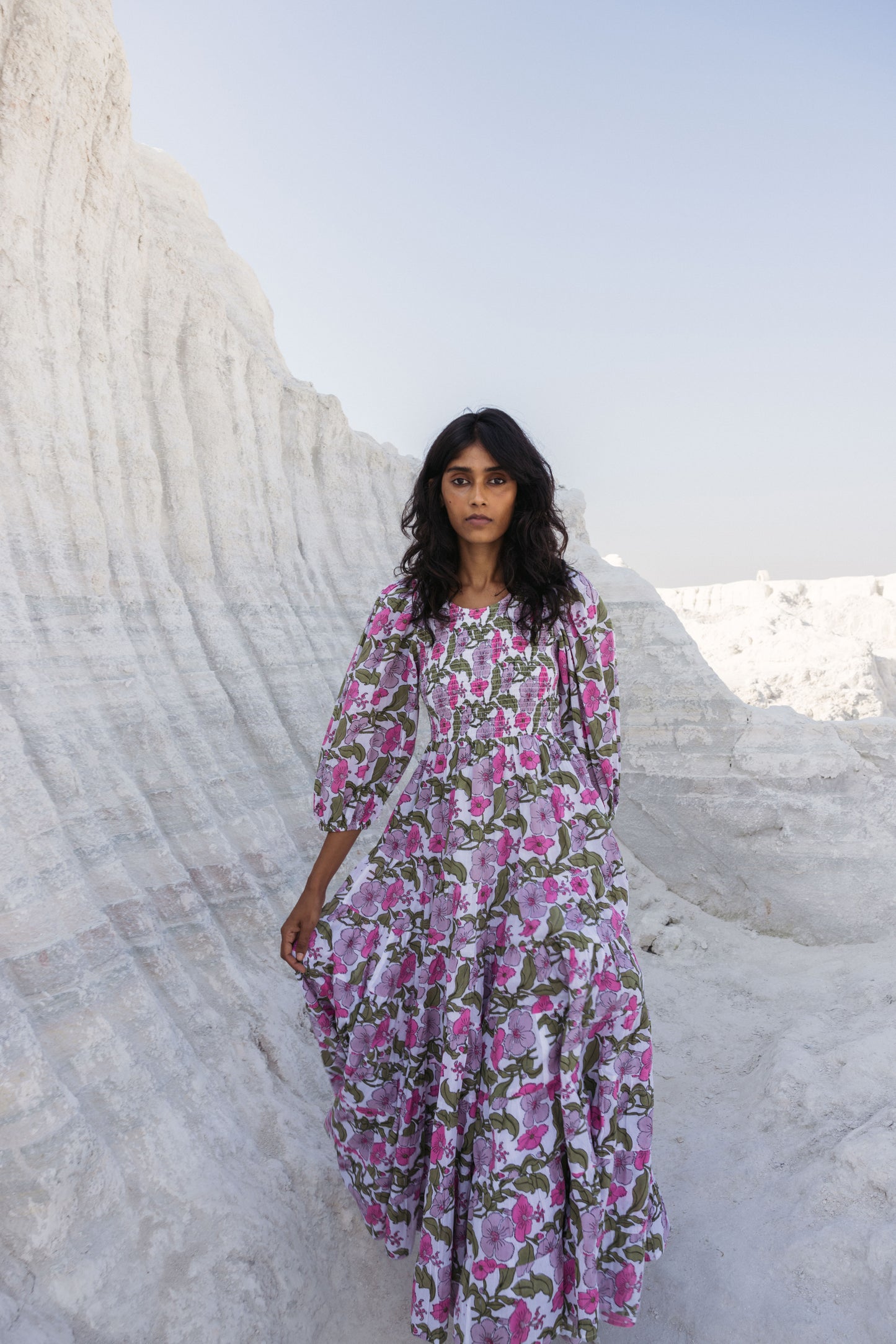 Final Sale: Alice Dress in Flower Power Print
