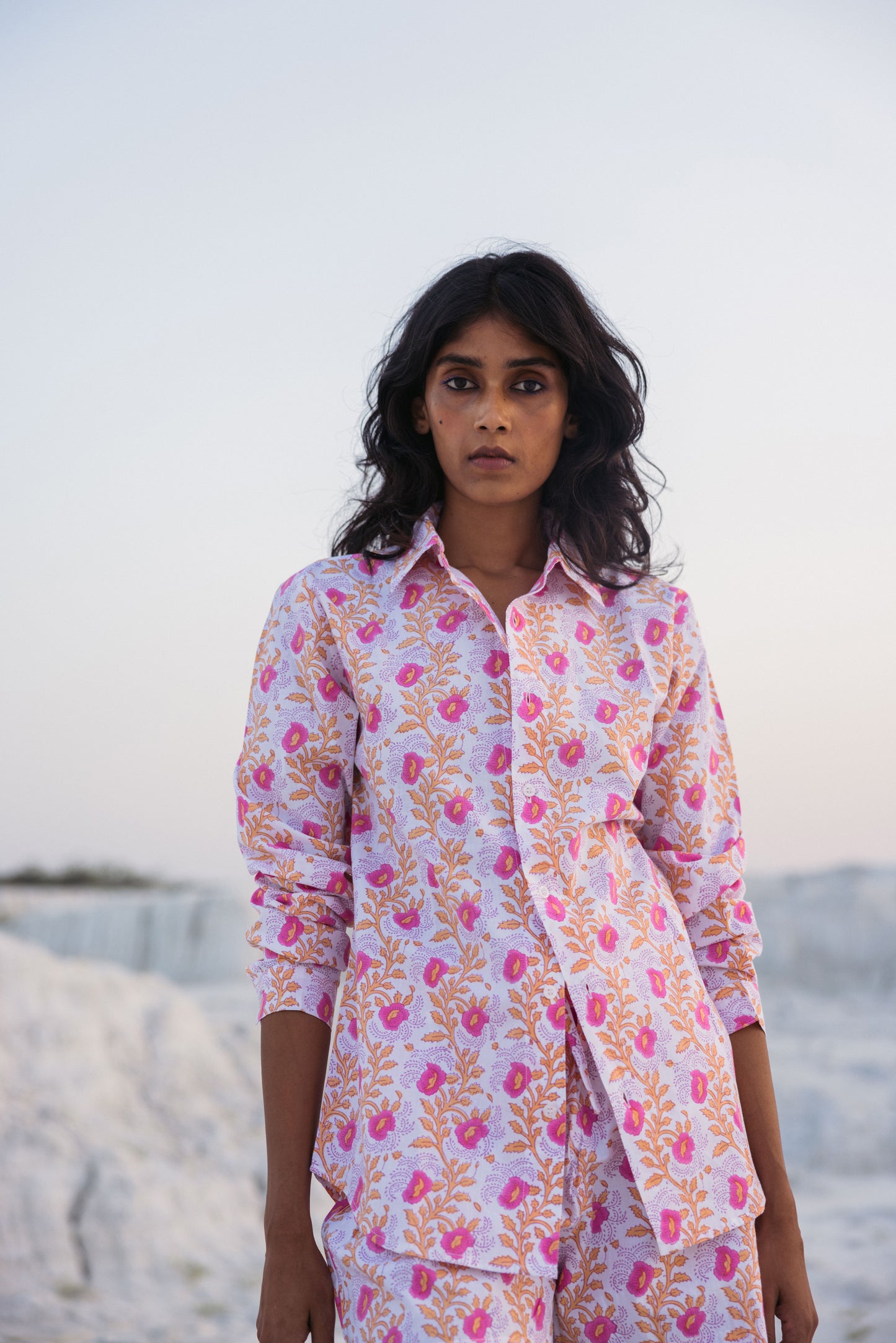 Boyfriend Shirt in Essa Print
