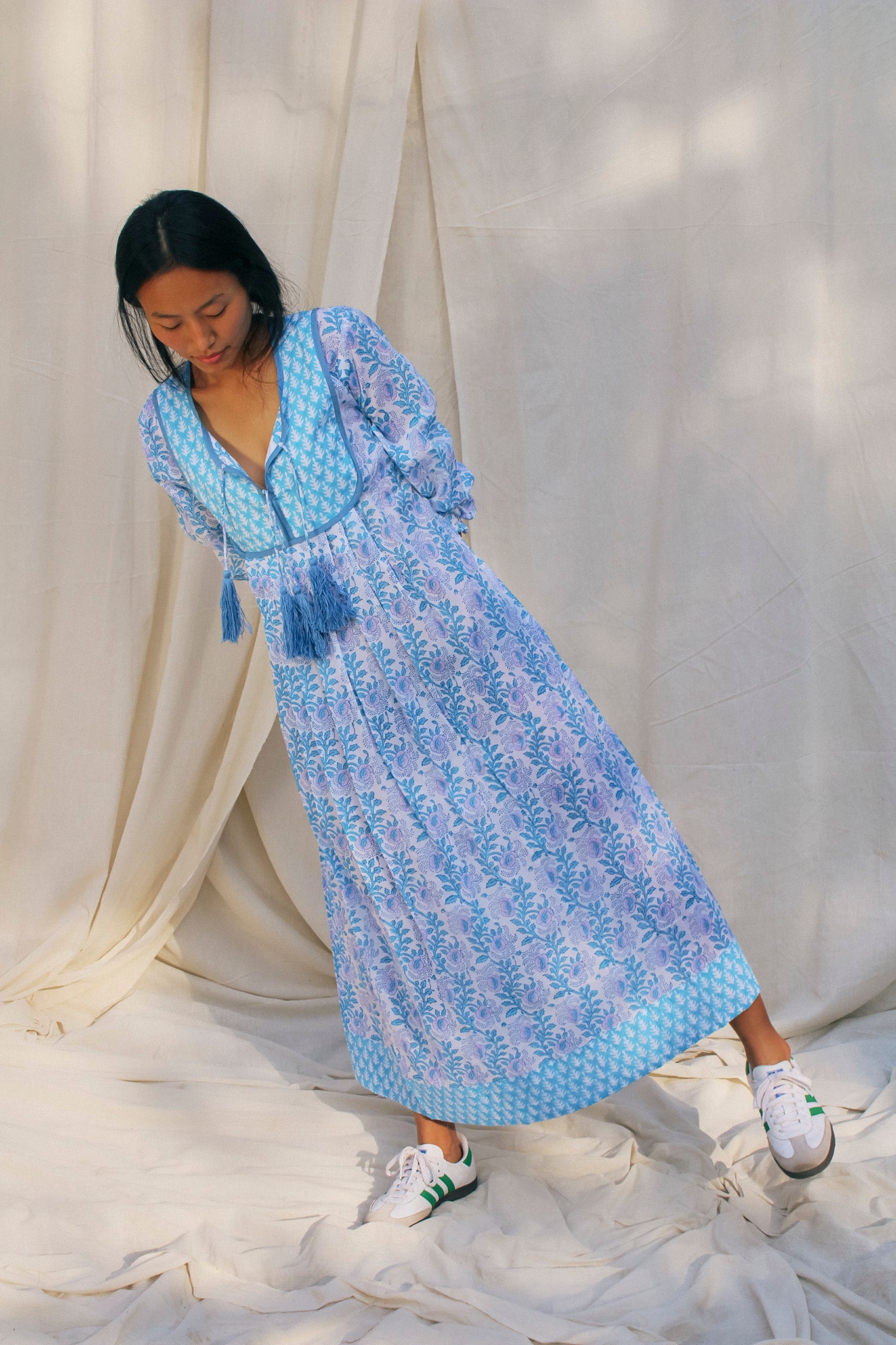 Kitty Dress in Cornflower Blue