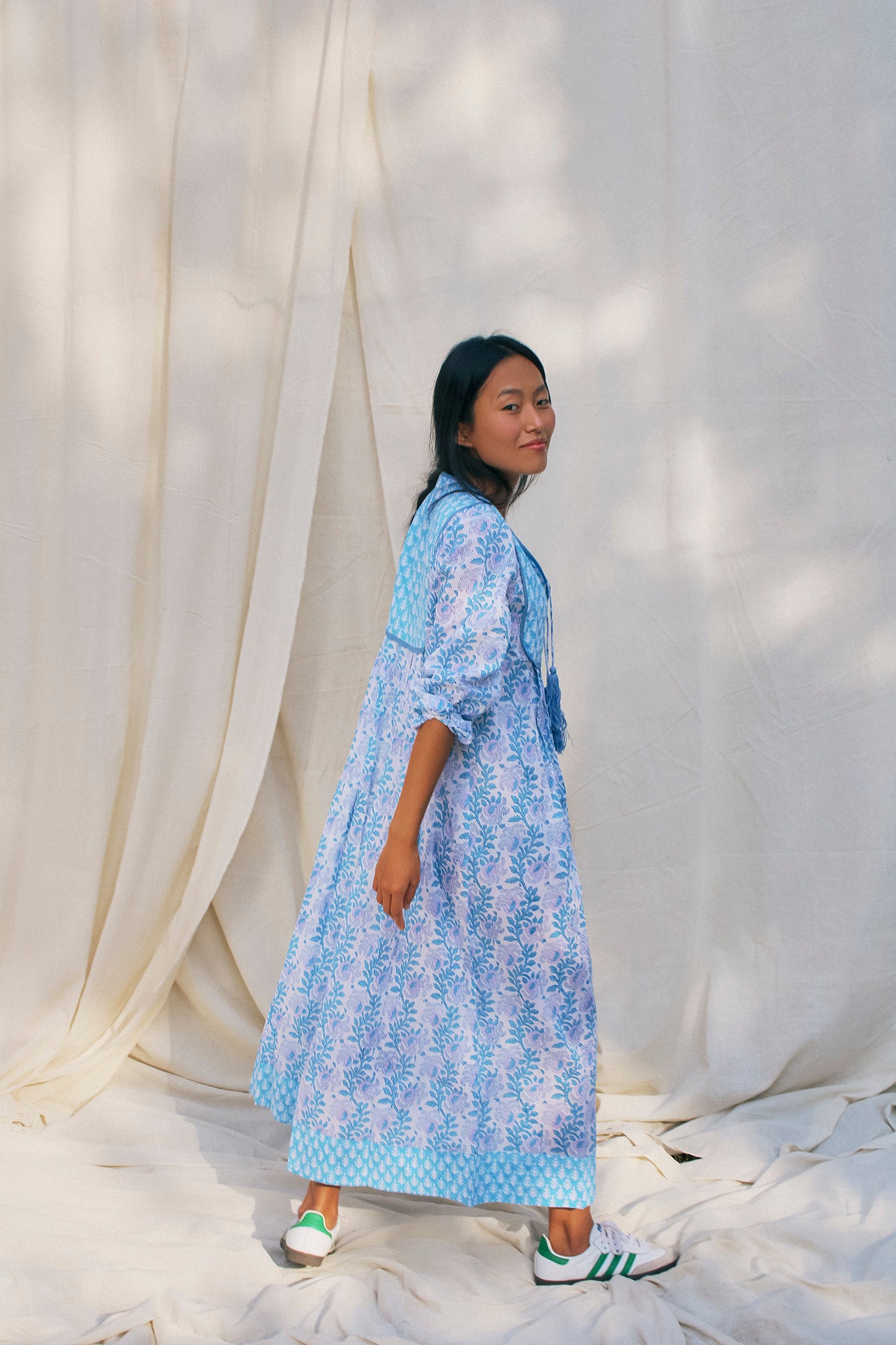 Kitty Dress in Cornflower Blue