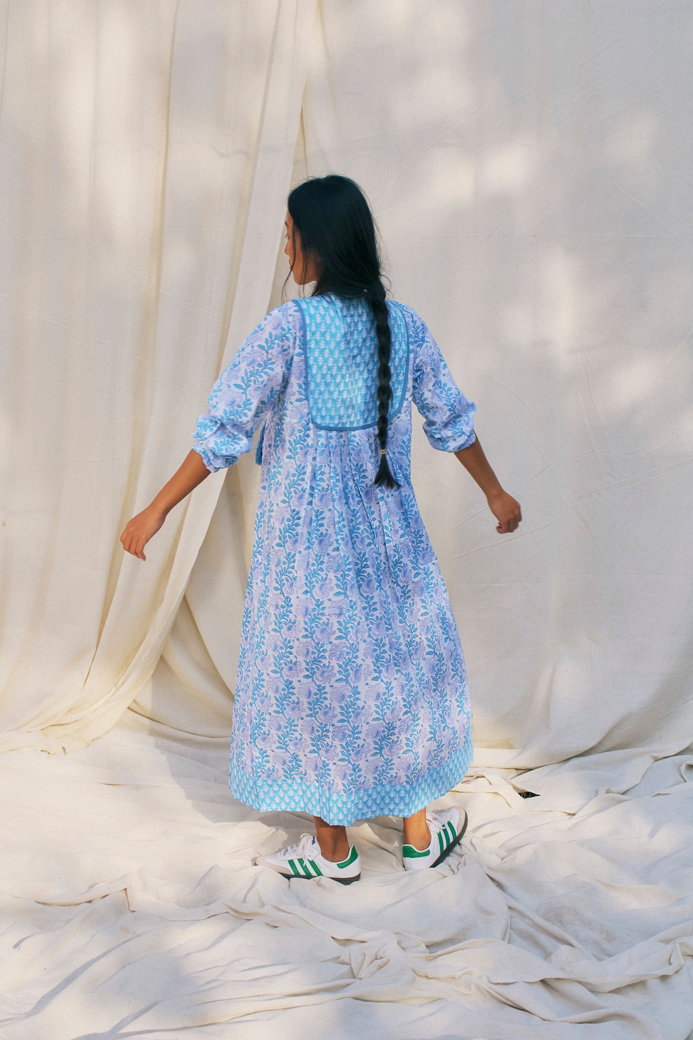 Kitty Dress in Cornflower Blue