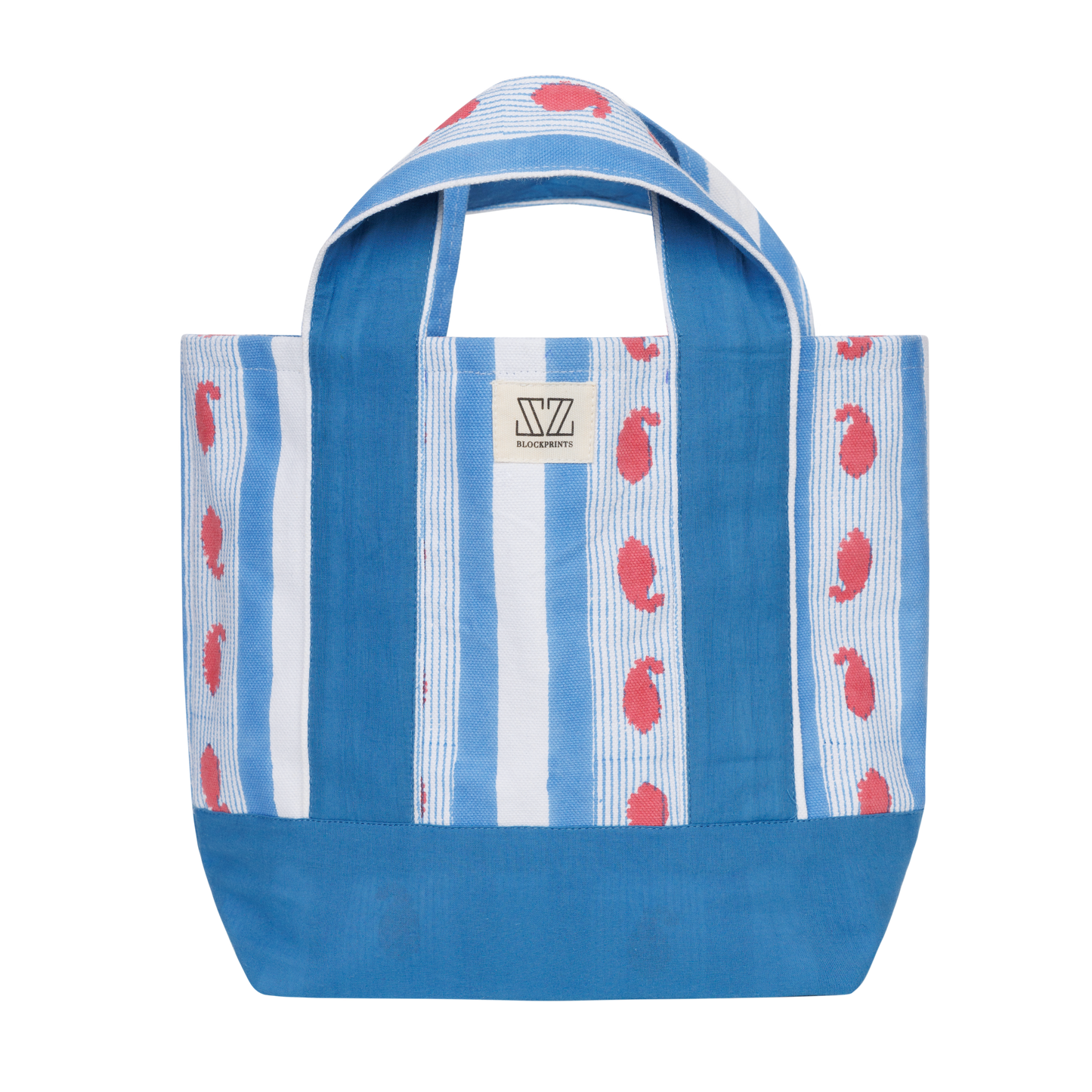 Maine Medium Tote Ribbon Print