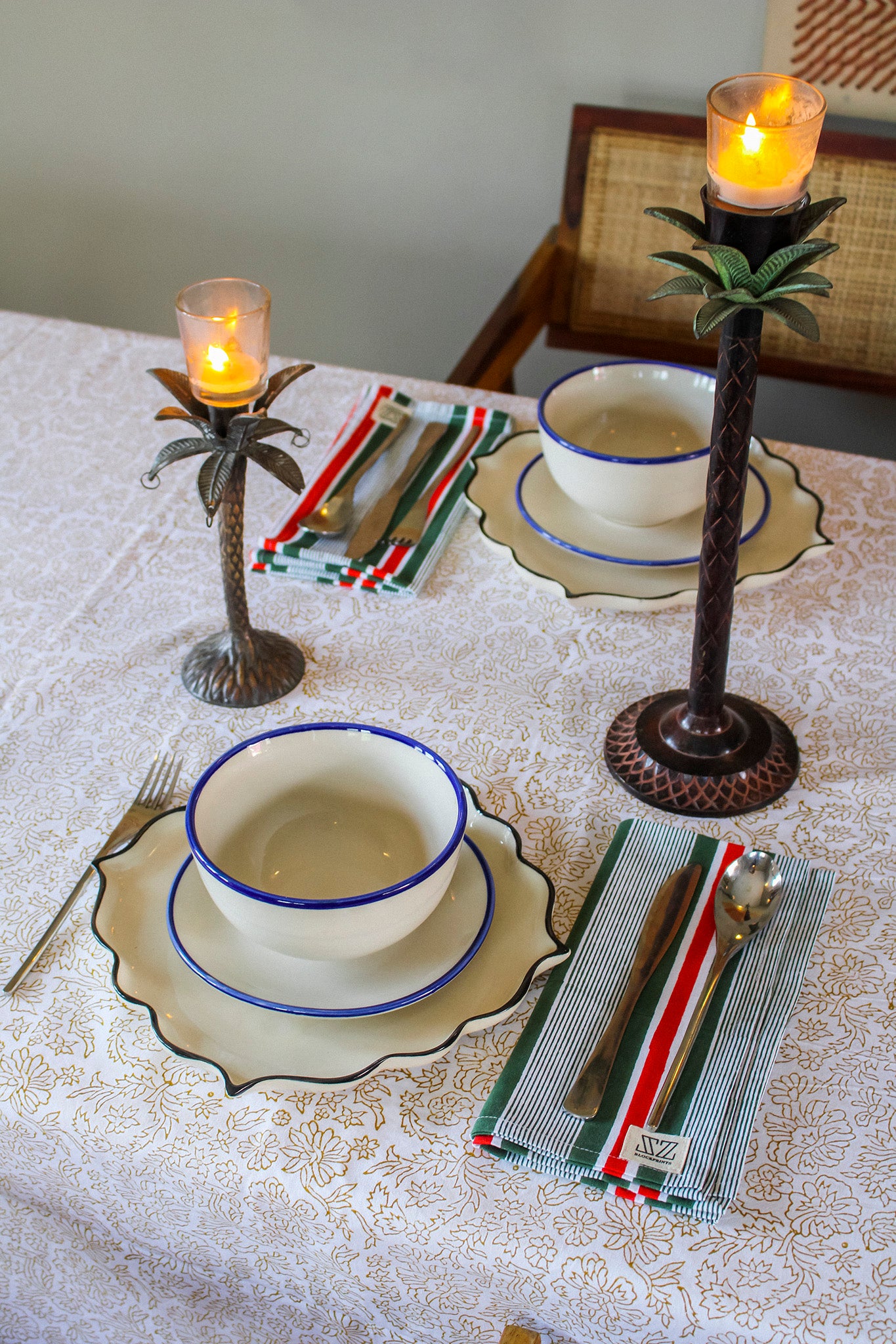 Tablecloth in Camel