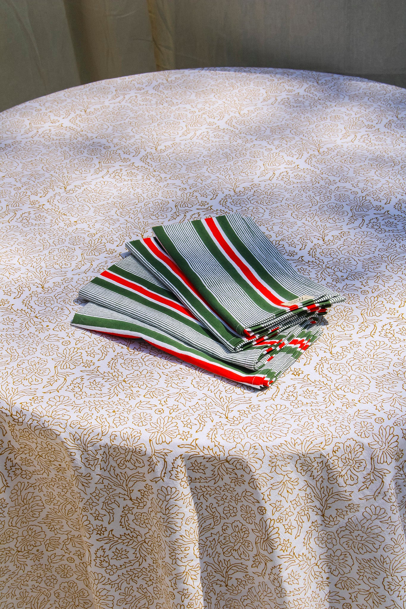 Napkin Set in Oasis Green