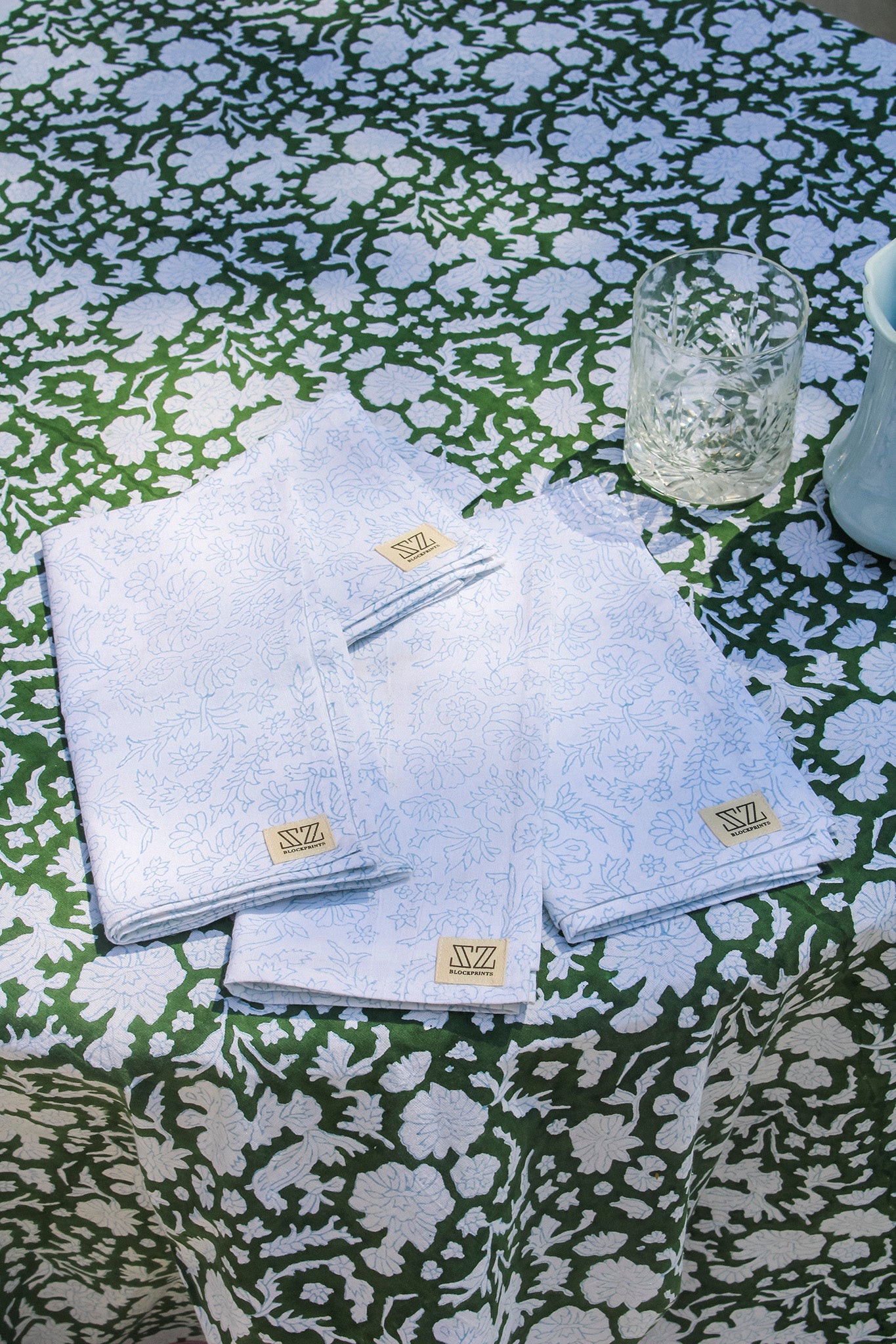 Napkin Set in Cashmere Blue