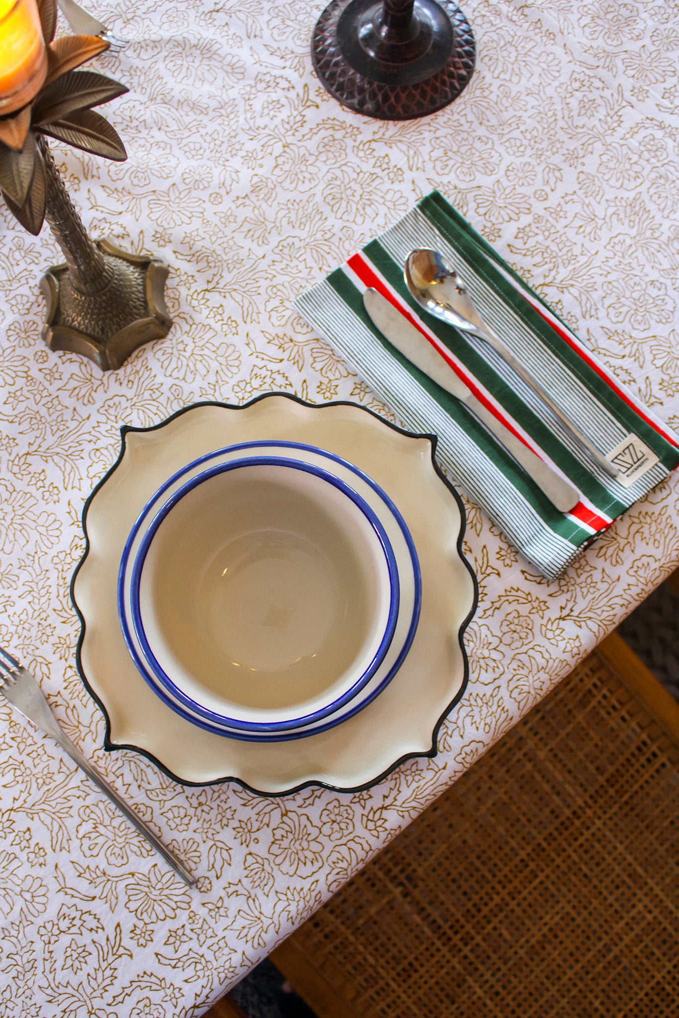 Tablecloth in Camel