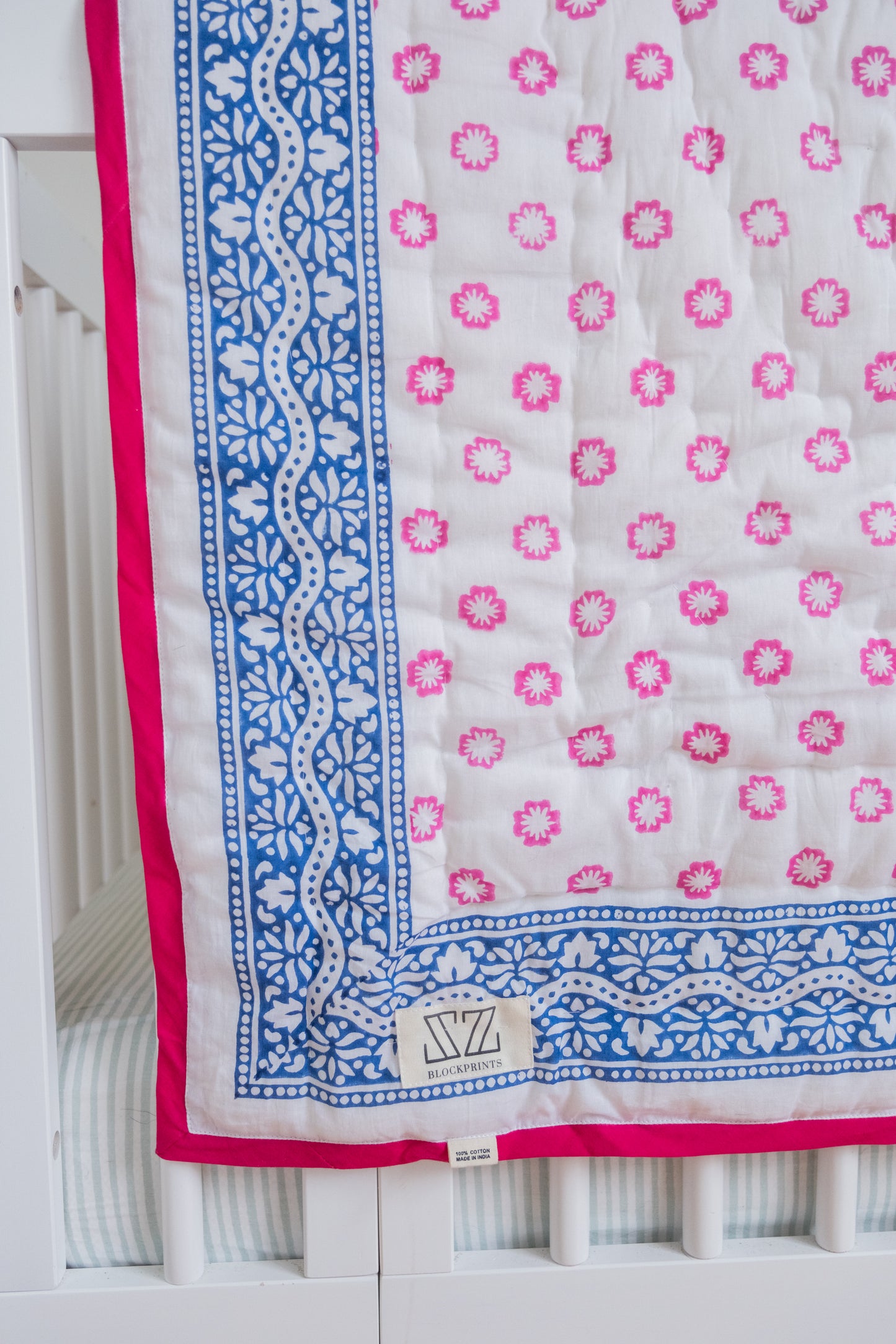 Baby Blanket in Daffodil Print