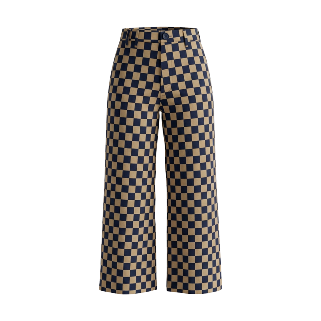 Disco Pant in Double Check - One of a Kind