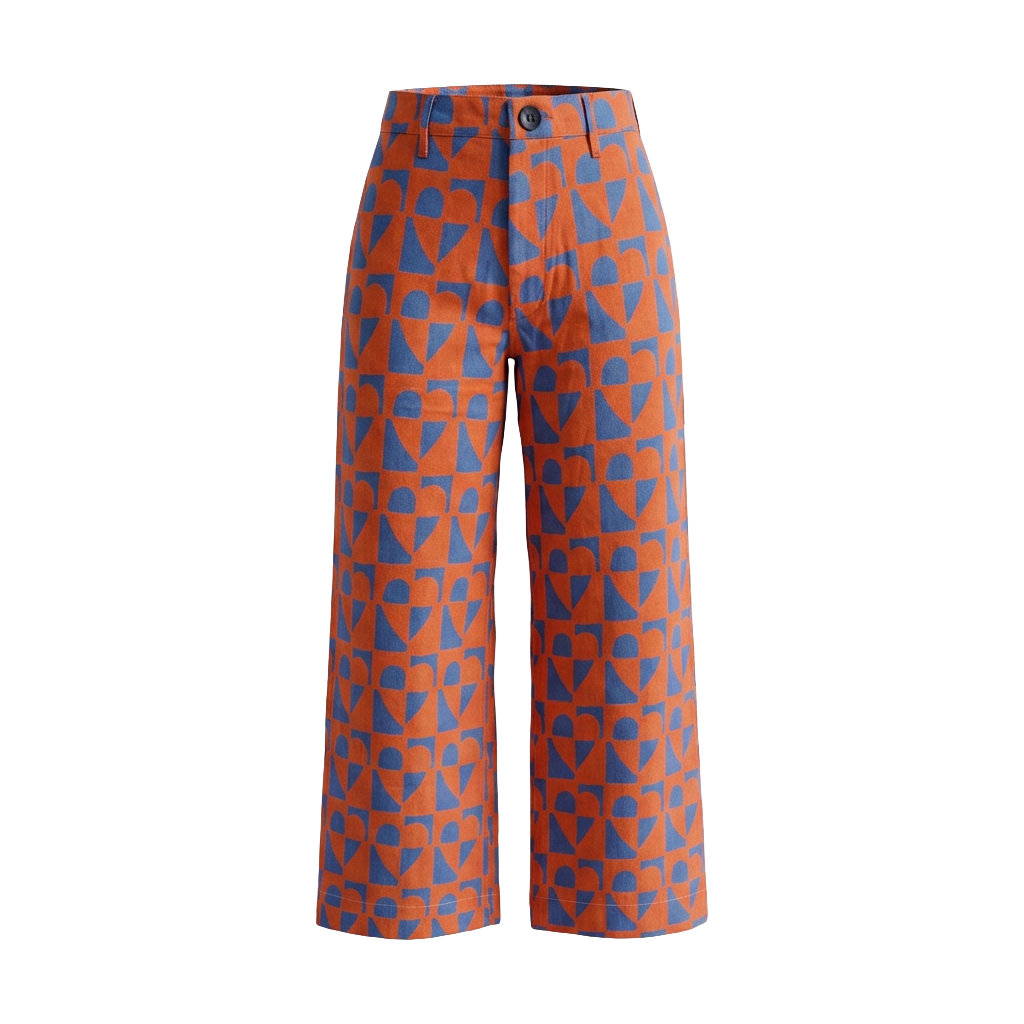 Disco Pant in Heart Cookie Print - One of a Kind