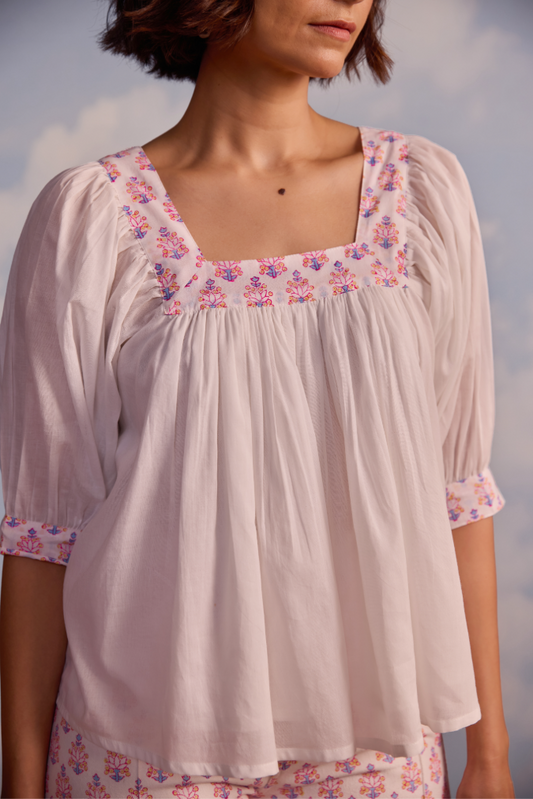 Viti Top in Berry Print