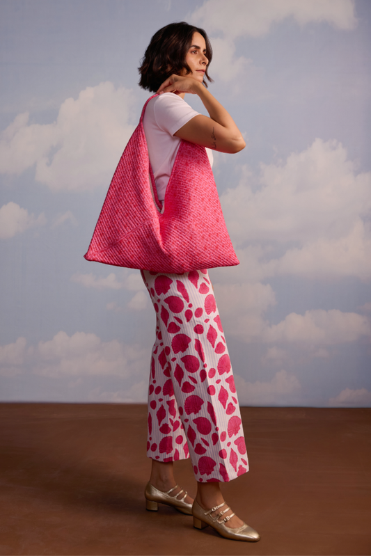 Boho Bag in Ditsy Print