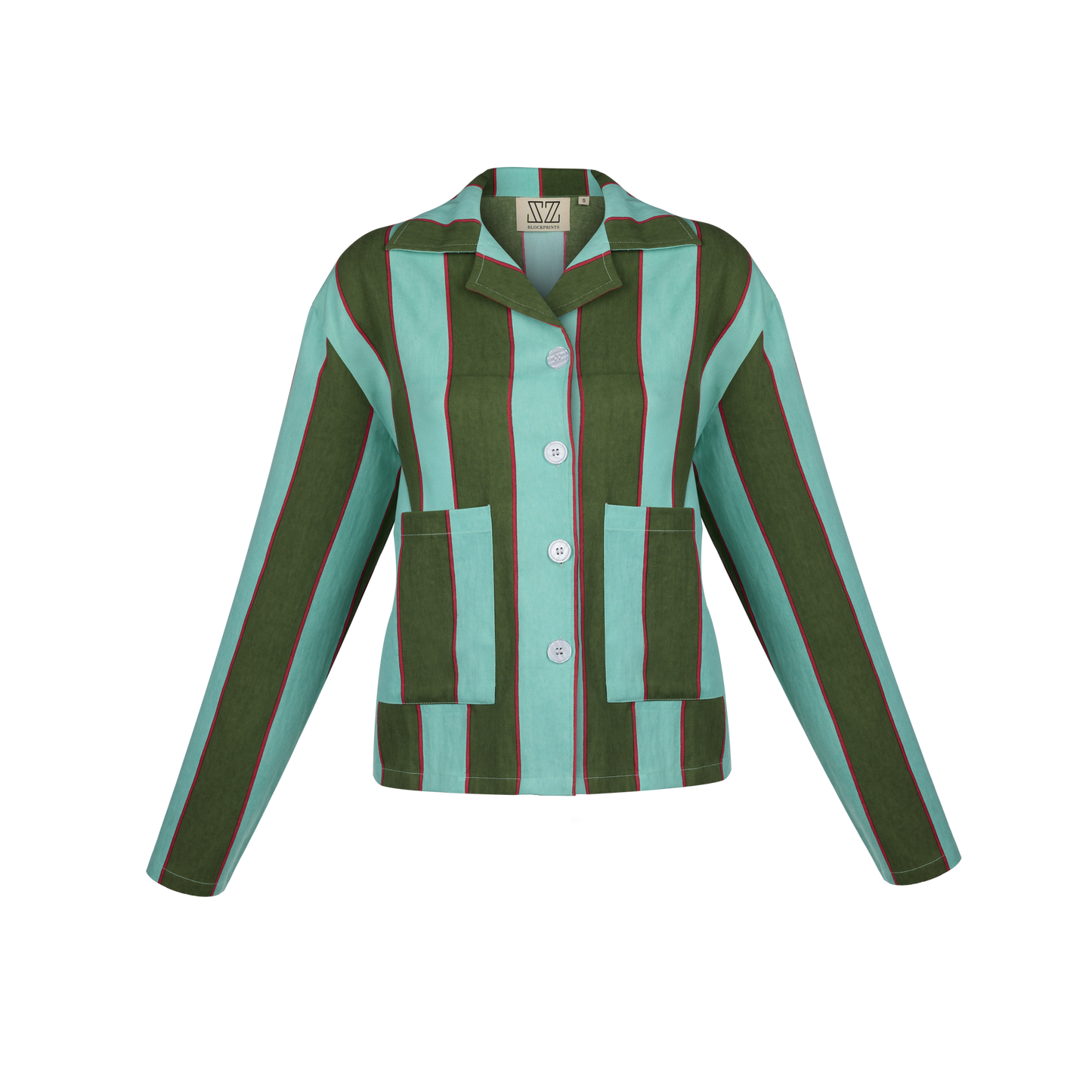 Cabana Shirt in Jai Stripe