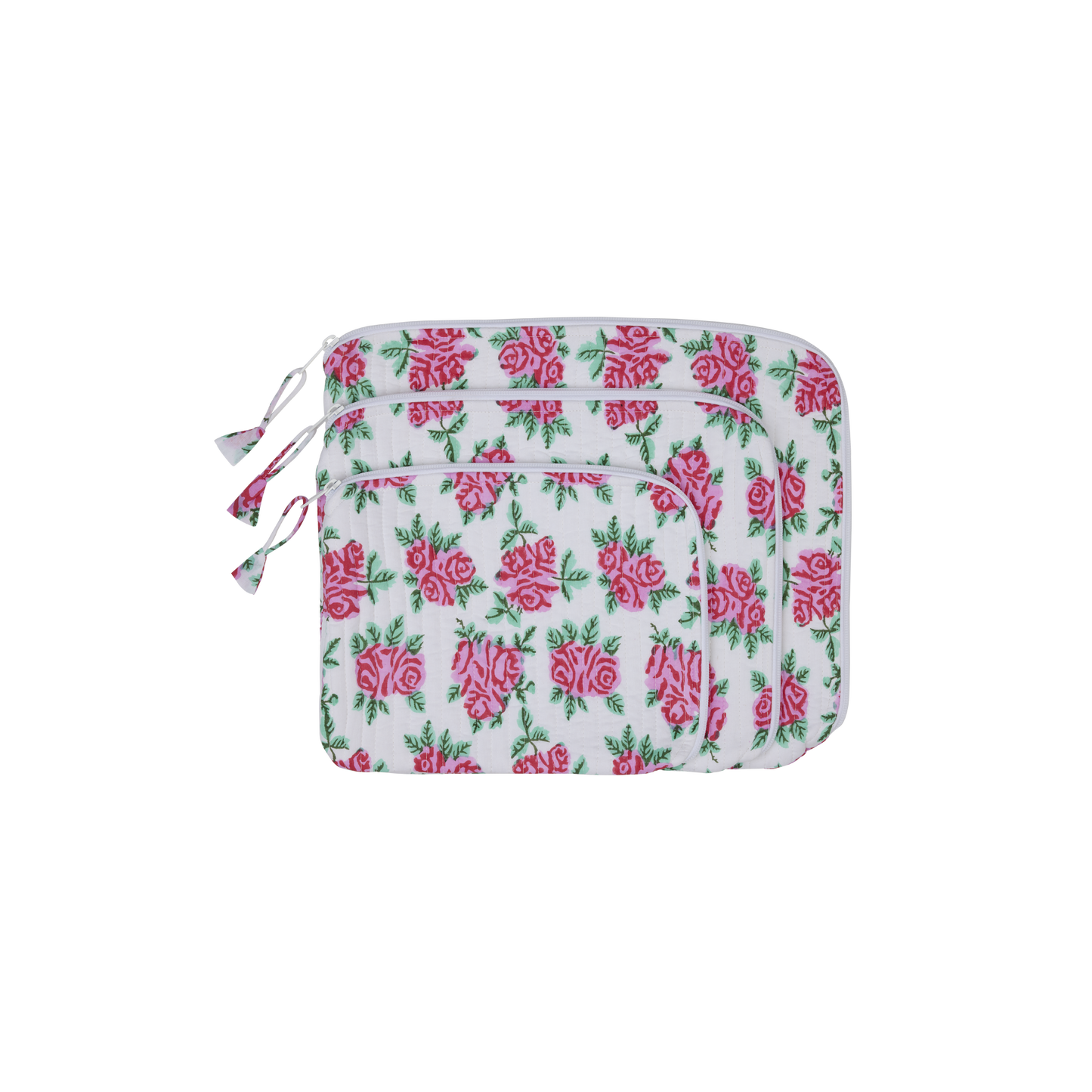 Kawai Pouch Set in English Rose Print