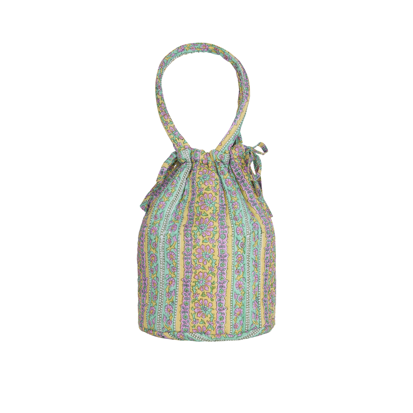 Bucket Bag in Garland Stripe