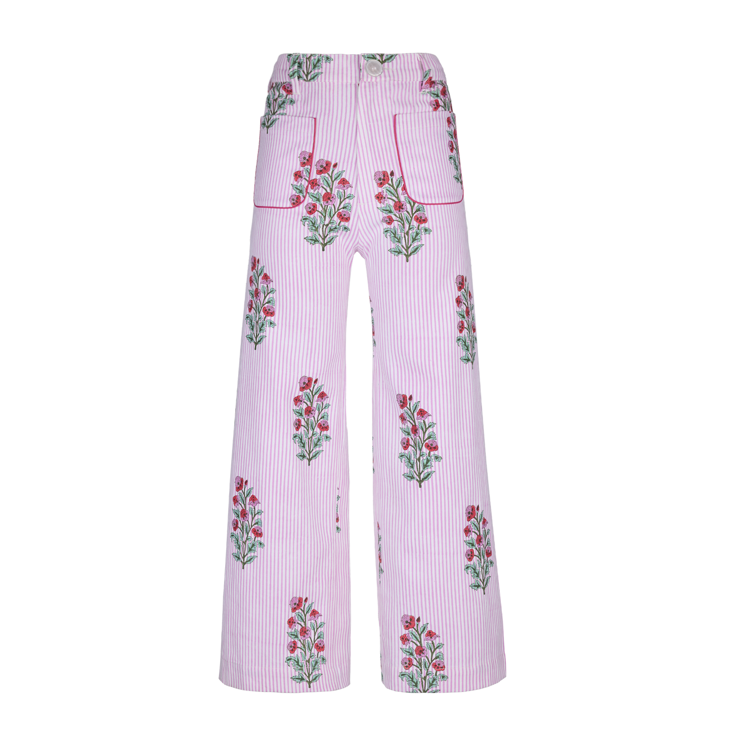 Painter Pant in Aneeza on Thin Stripe