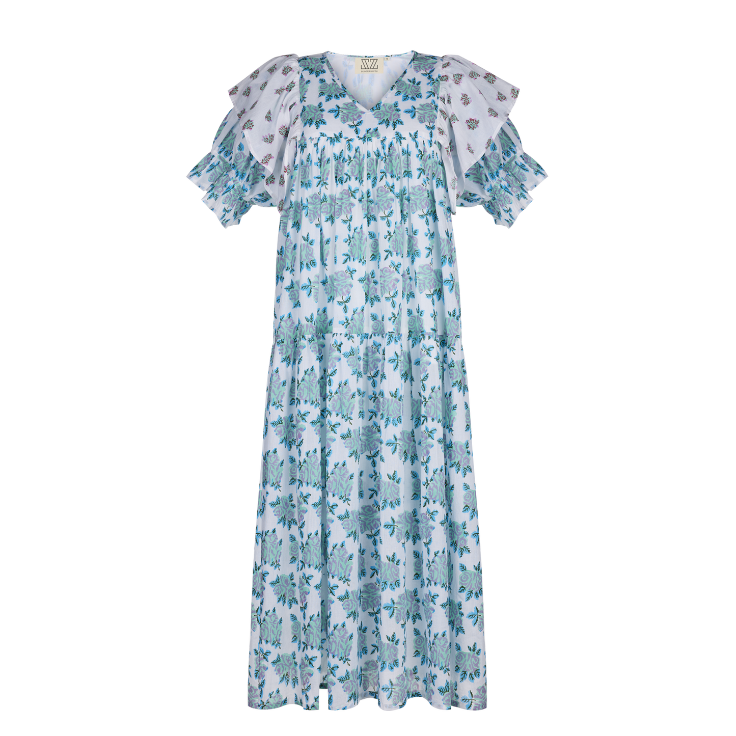 Millie Dress in Big English Rose