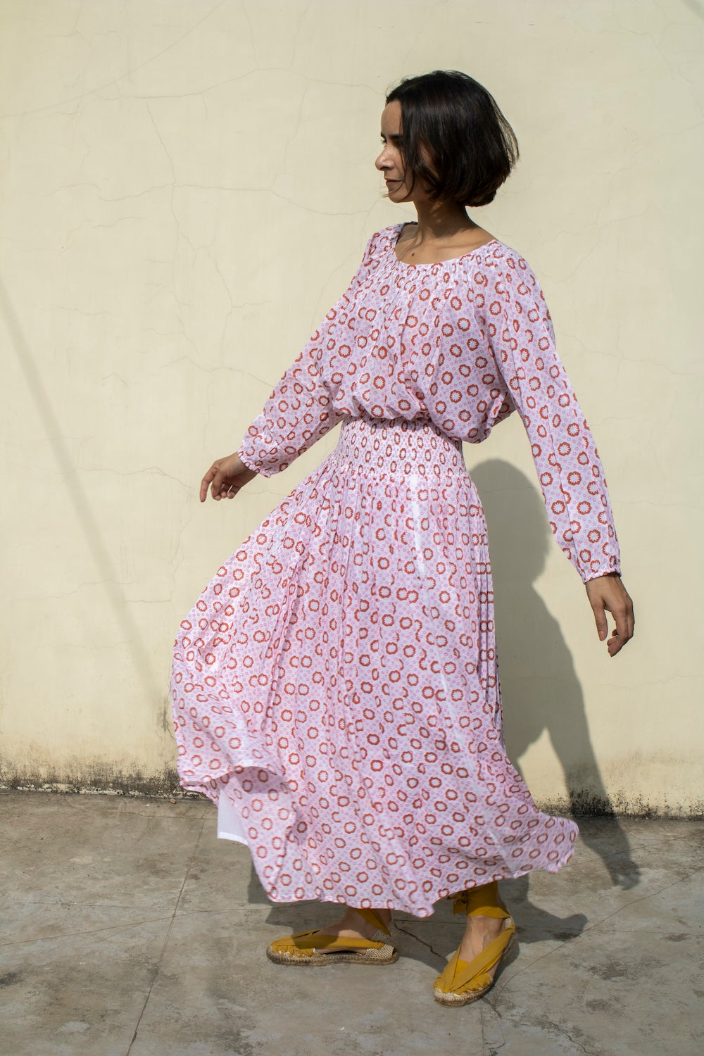 Final Sale: Aarty Top in Daffodil Print