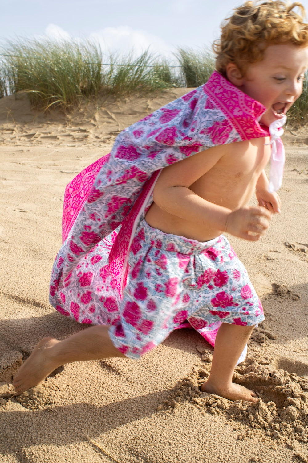 Final Sale: Kid's Short in Rose Print