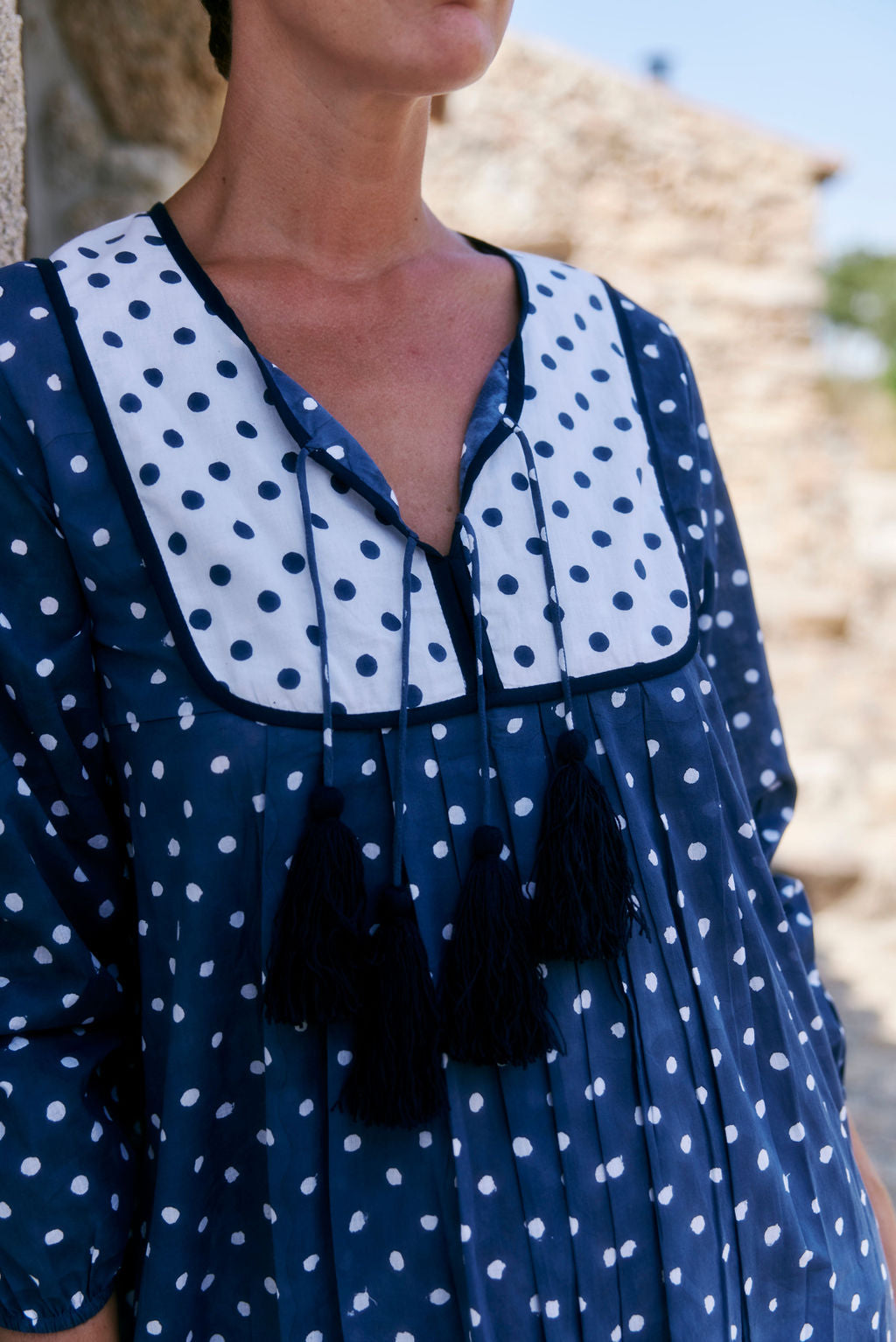 Final Sale: Kitty Dress in Polka Dots