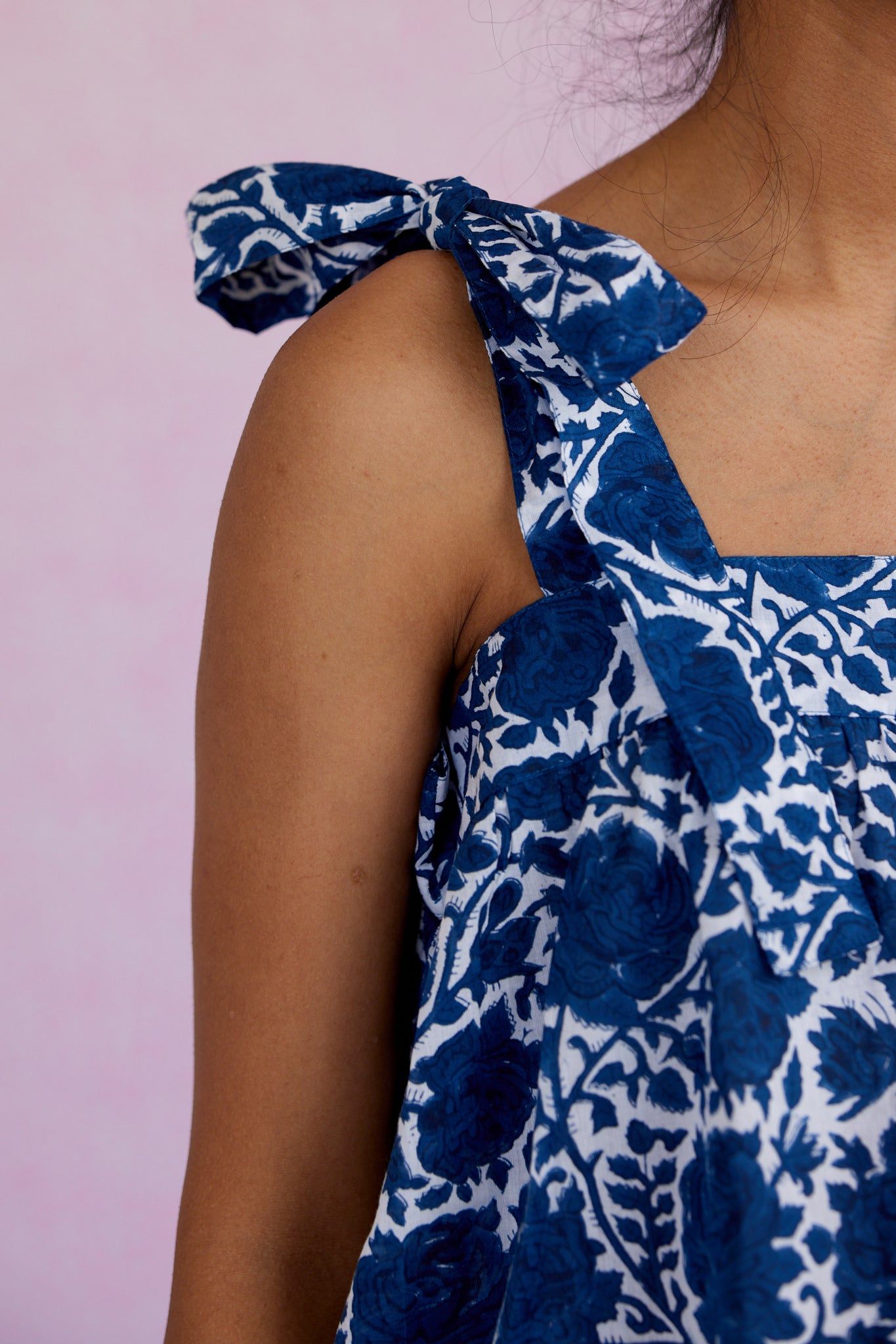 Final Sale: Emma Tank Top in Indigo