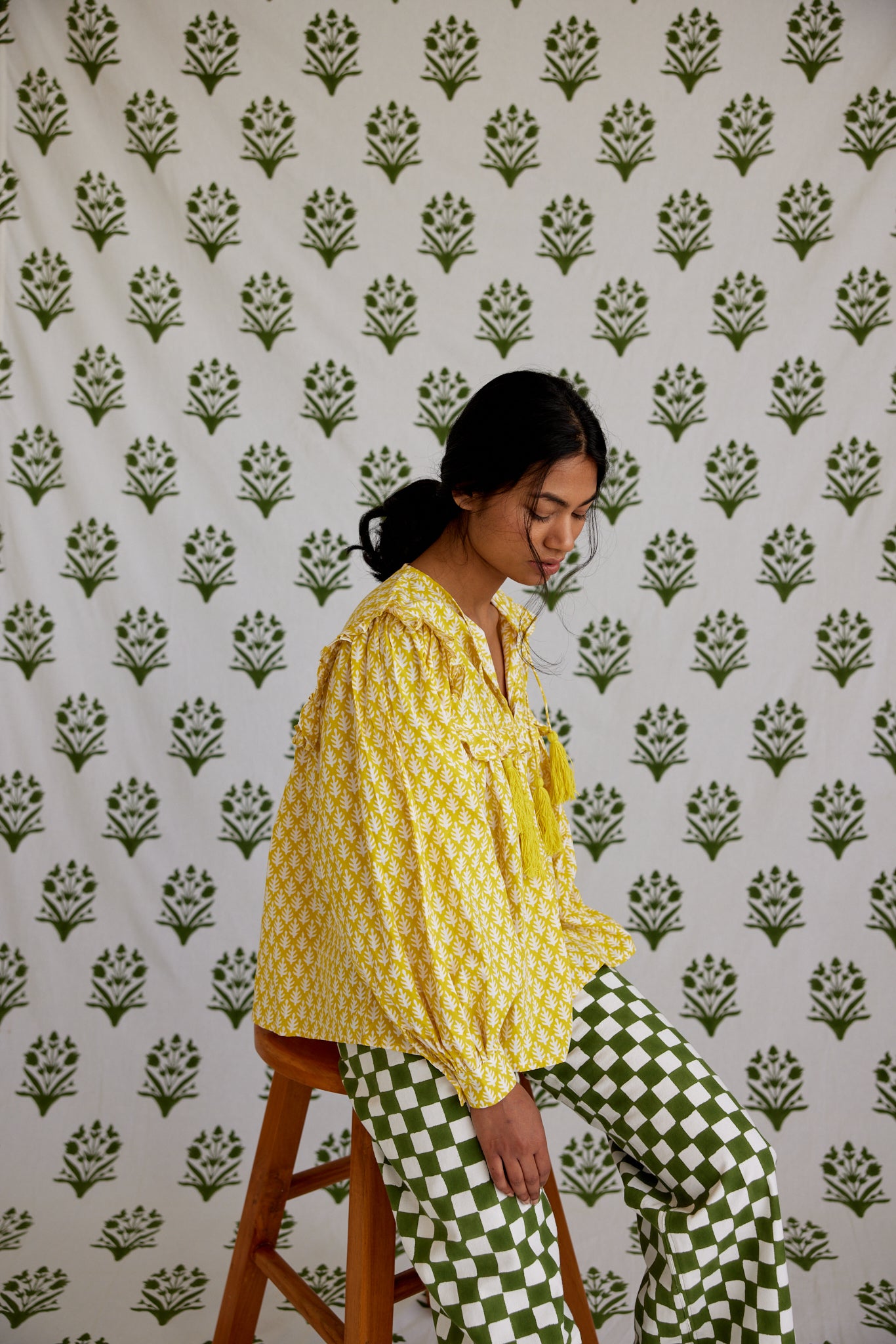 Clover Top in Cornfield Yellow