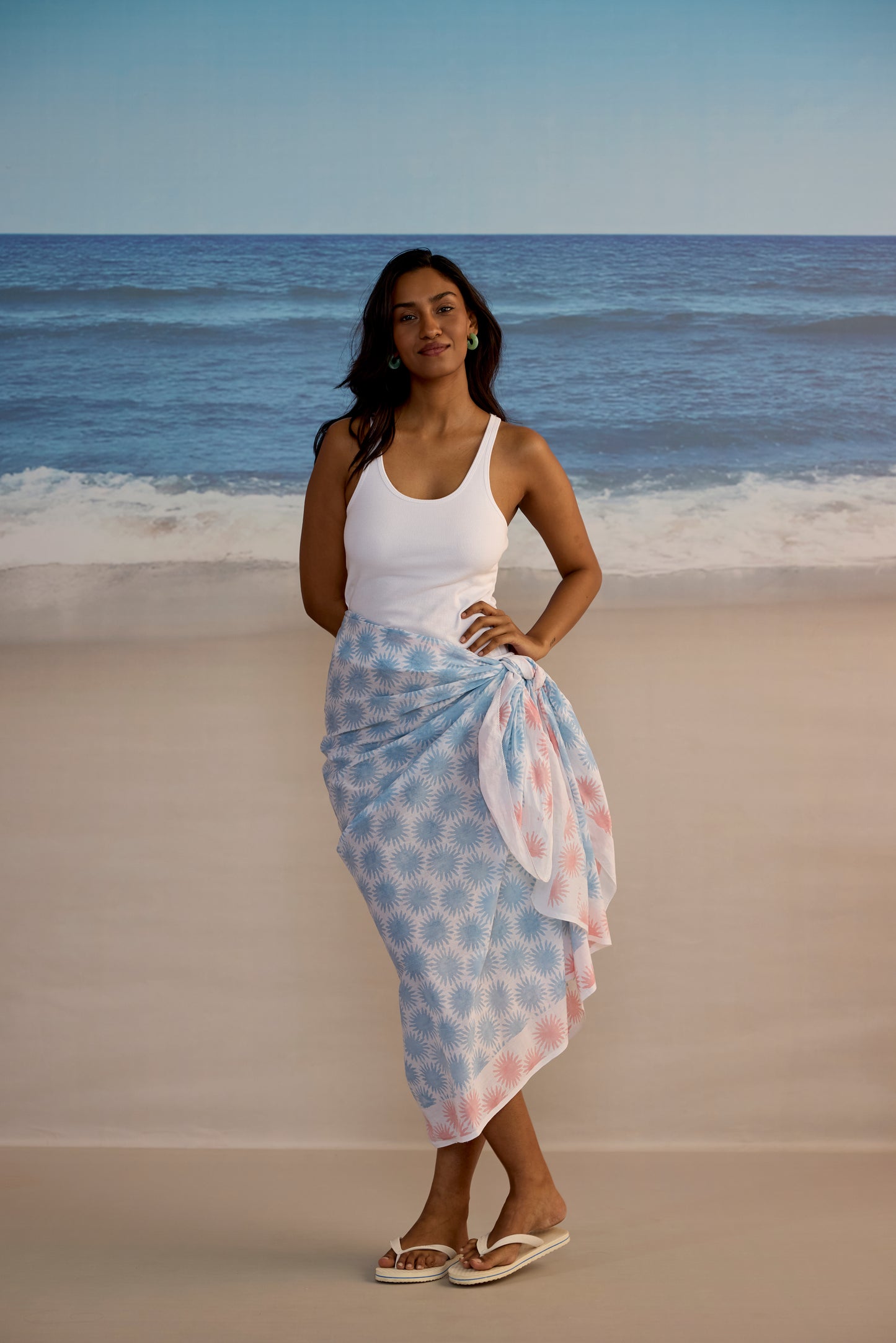 Sarong in Sun Print