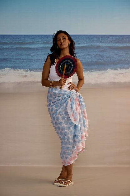 Sarong in Sun Print