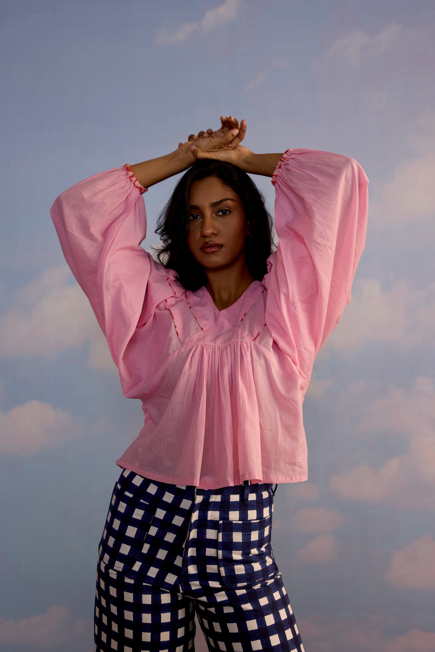 Sai Top in Rose Quartz