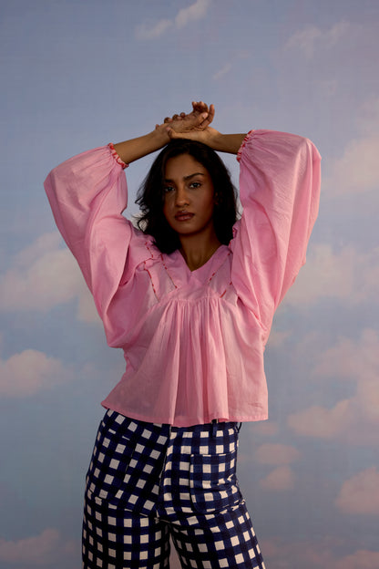 Sai Top in Rose Quartz
