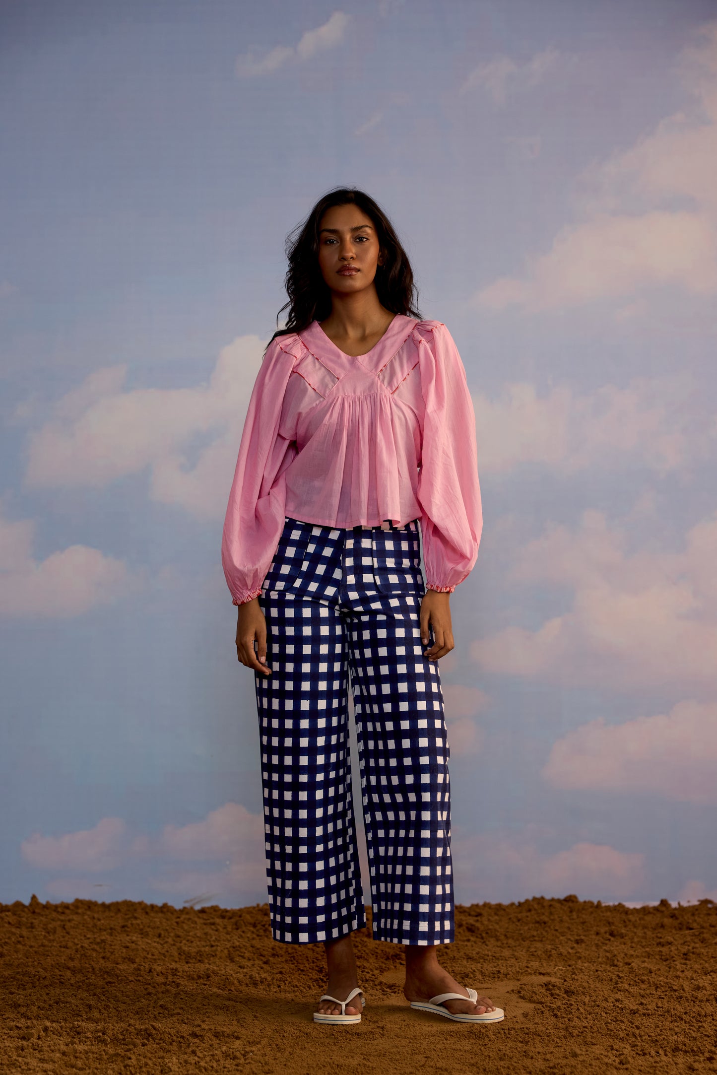 Sai Top in Rose Quartz
