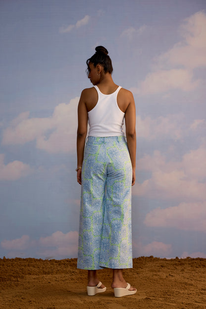 Disco Pants in Tropical Print