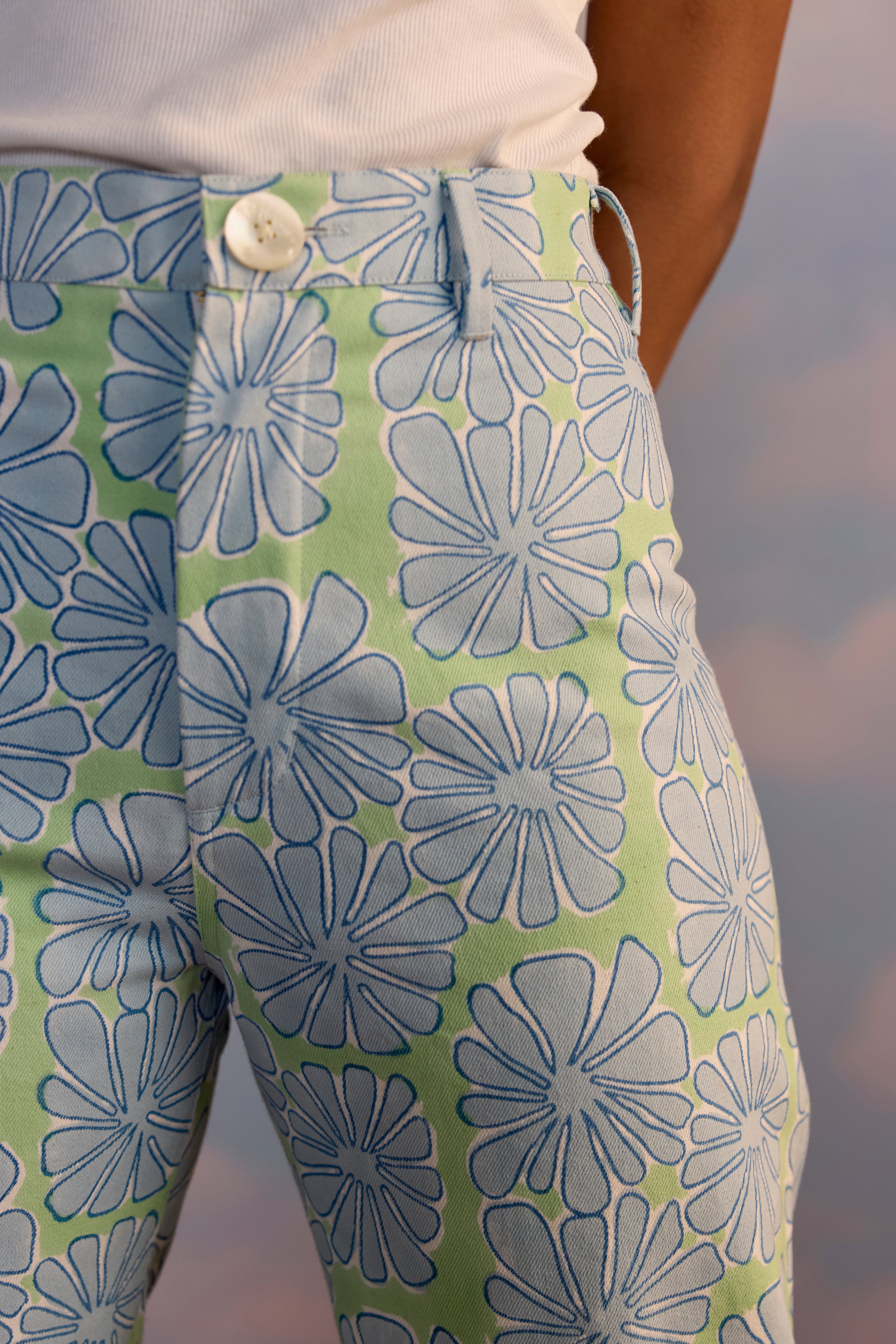 Disco Pants in Tropical Print – SZ BLOCKPRINTS