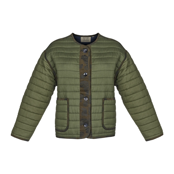 Lazlo Jacket in Paisley Pipings