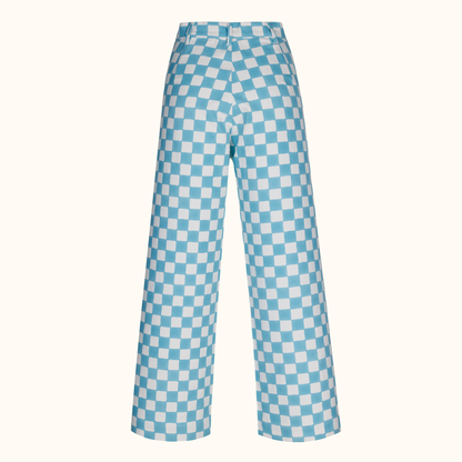Disco Pants in Check Print