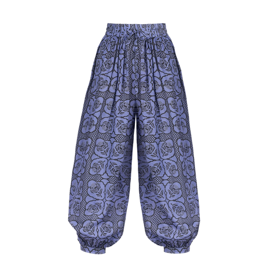 Balloon Trousers in Rose & Roll